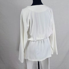 Pierre Cardin white jumpsuit vintage 70s/80s