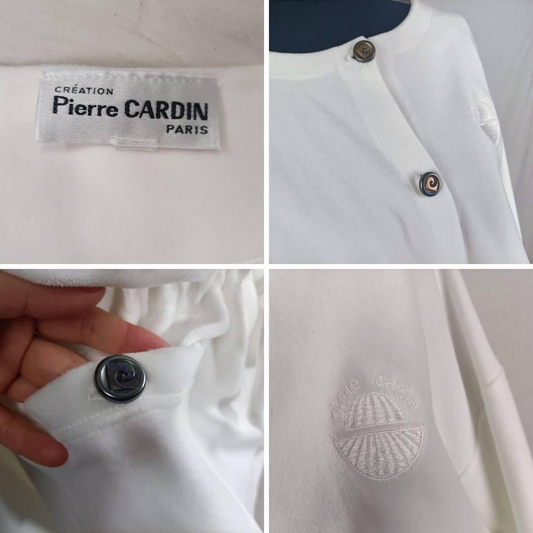 Pierre Cardin white jumpsuit vintage 70s/80s For Sale at 1stDibs