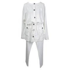 Pierre Cardin white jumpsuit vintage 70s/80s