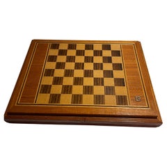 Retro Pierre Cardin Wood Chess Set and Backgammon Set