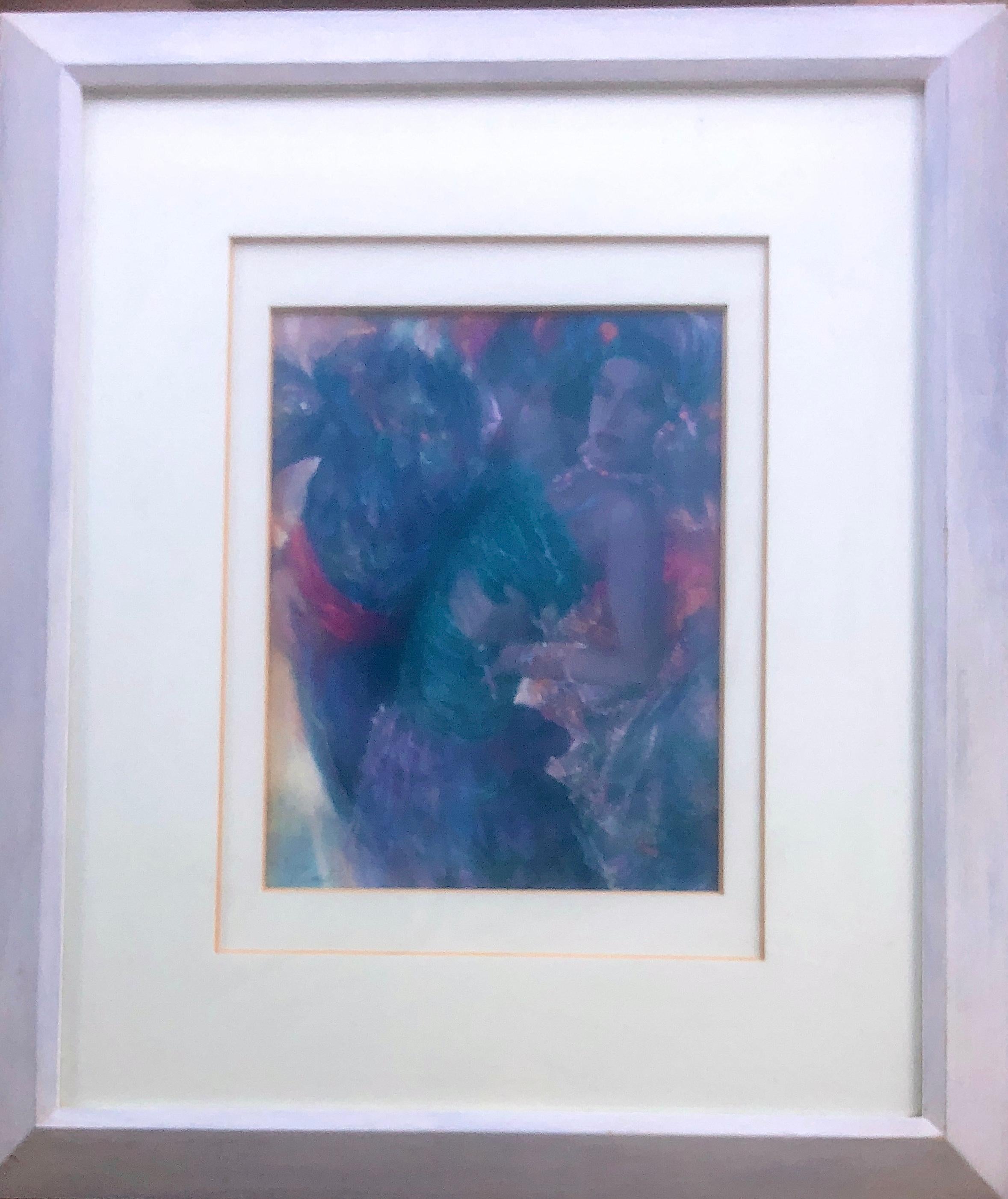 Spanish dancers pastel drawing - Painting by Pierre Caro