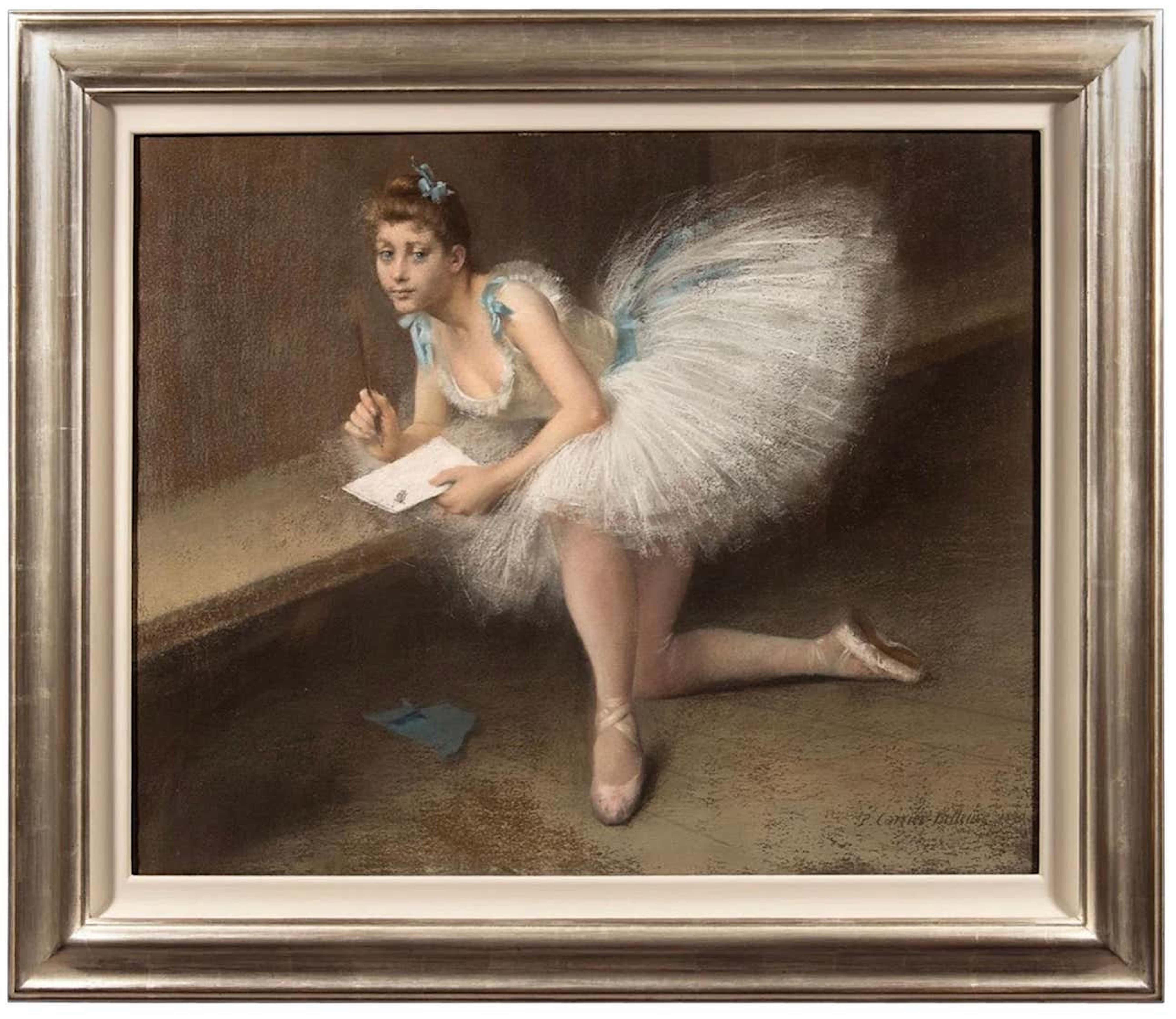 Pierre Carrier-Belleuse Figurative Painting – Die Ballerina 