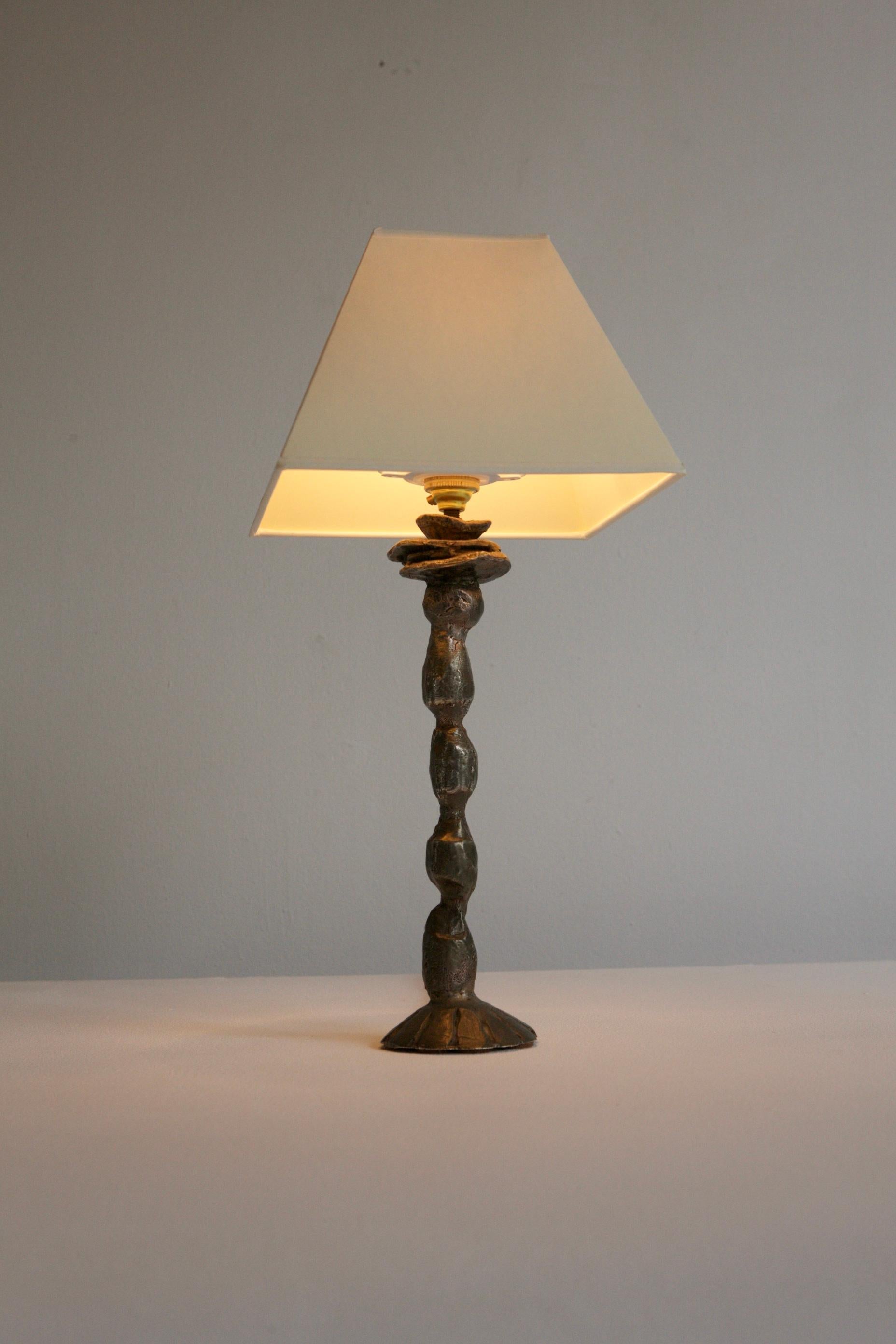 Pierre Casenove for Fondica Bronze Lamp 8
