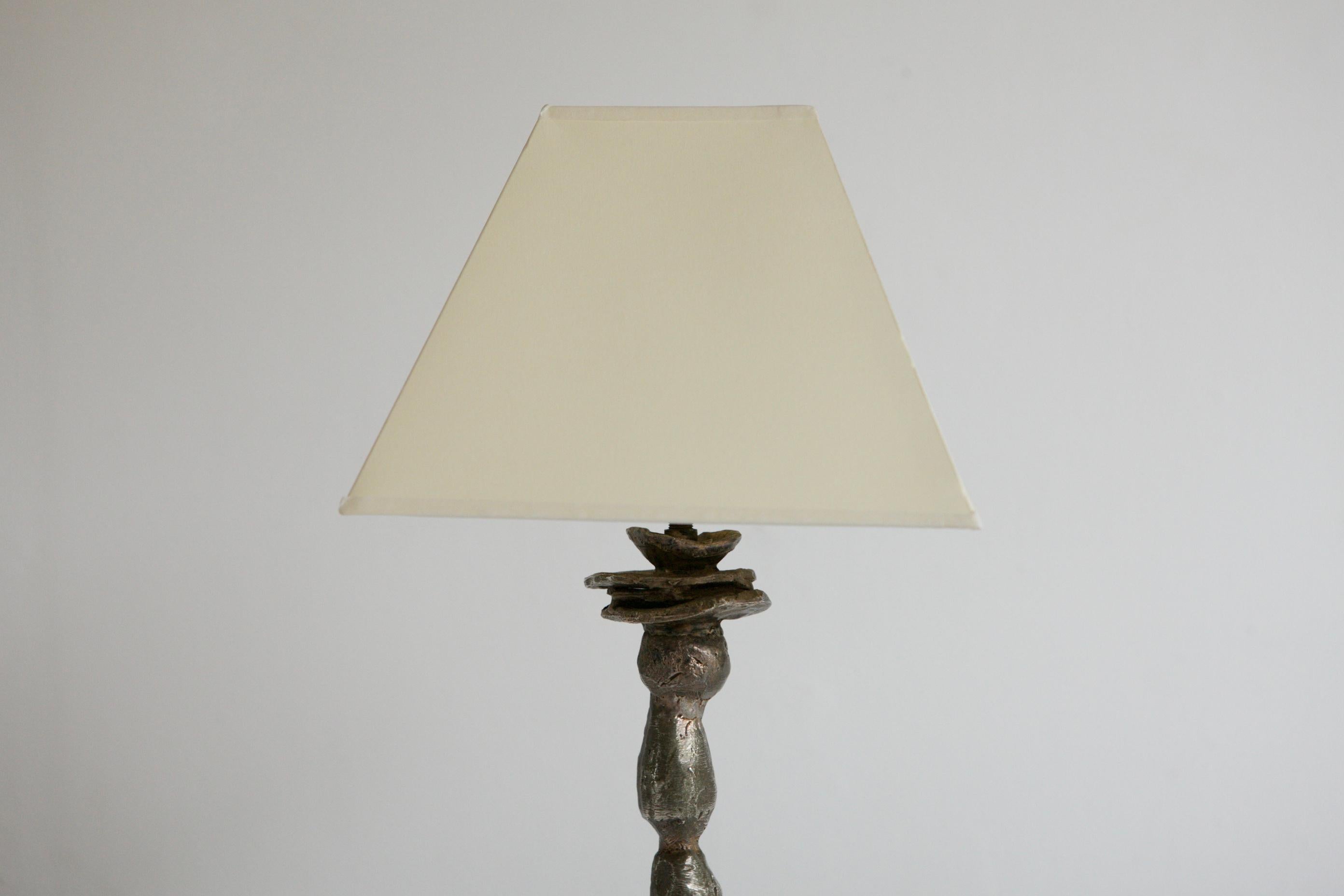 Italian Pierre Casenove for Fondica Bronze Lamp