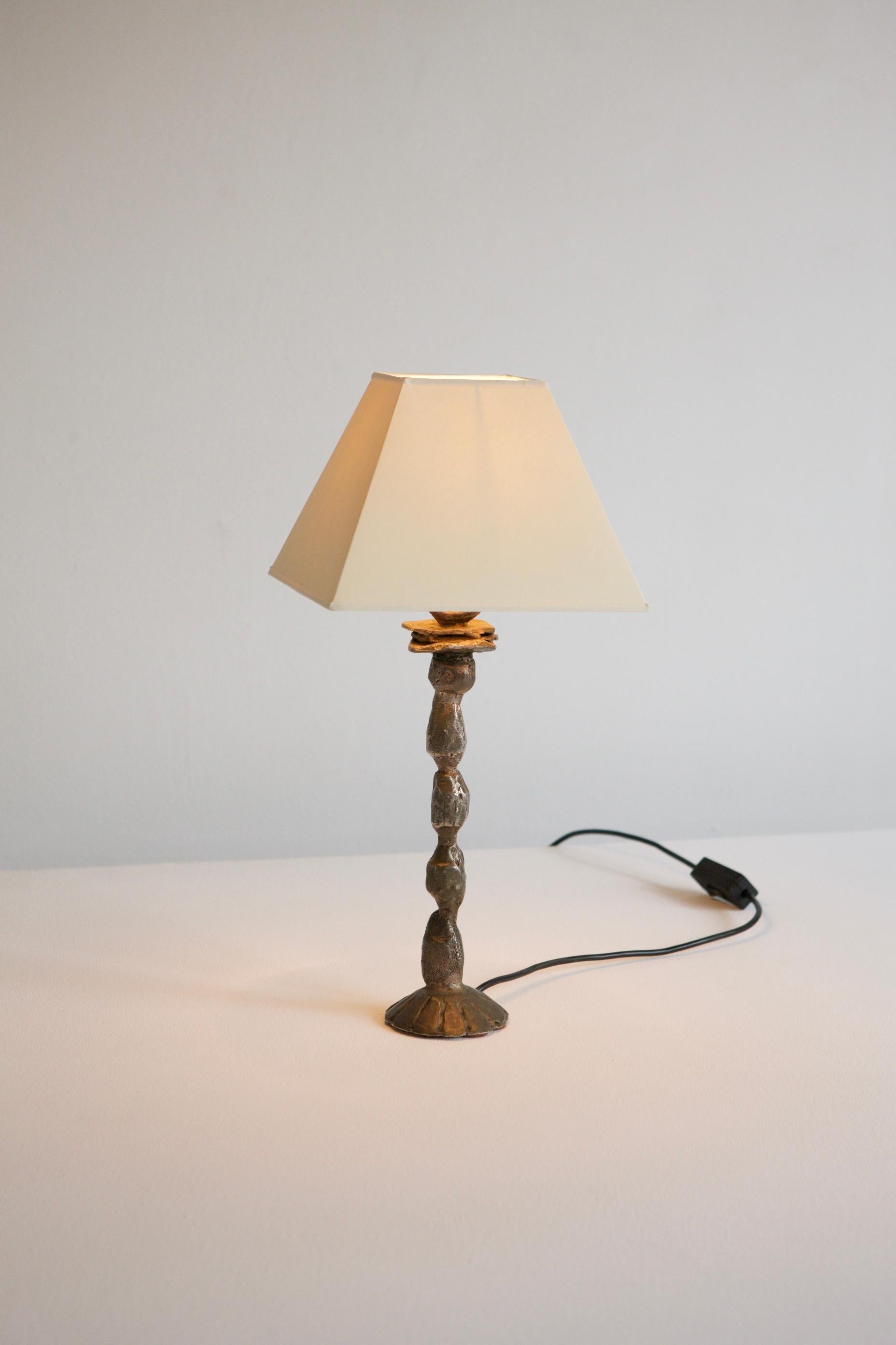Pierre Casenove for Fondica Bronze Lamp 3