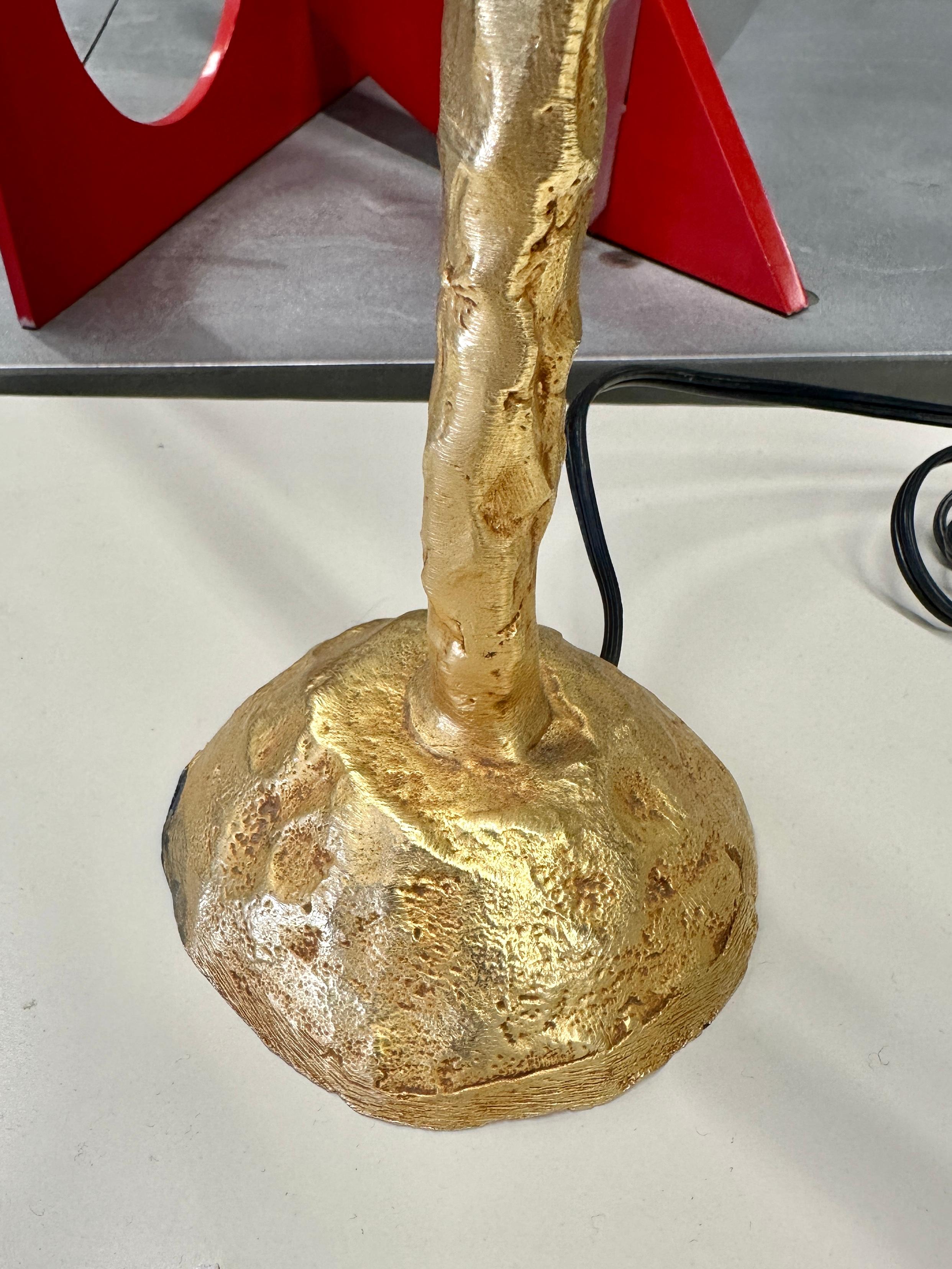 Lampe de table en métal doré Pierre Casenove pour Fondica France en vente 7