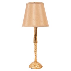 Pierre Casenove for Fondica France Gilt Metal Table Lamp