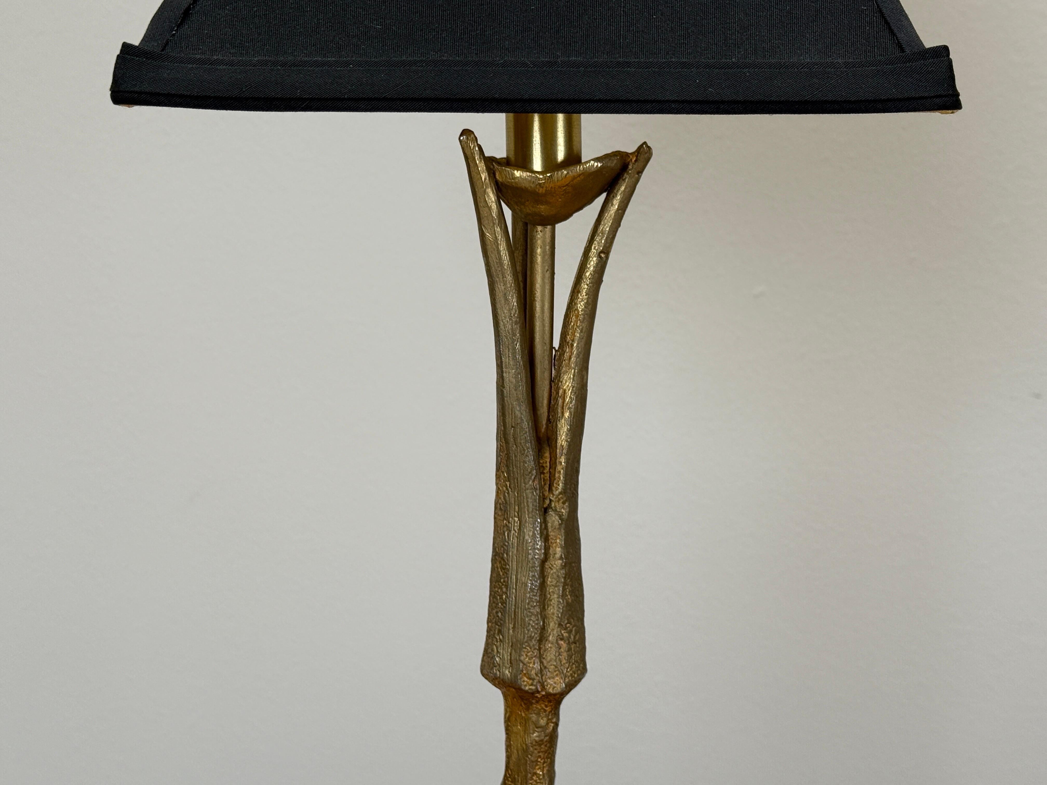 Bronze Pierre Casenove pour Fondica Lampe de table en bronze doré en vente