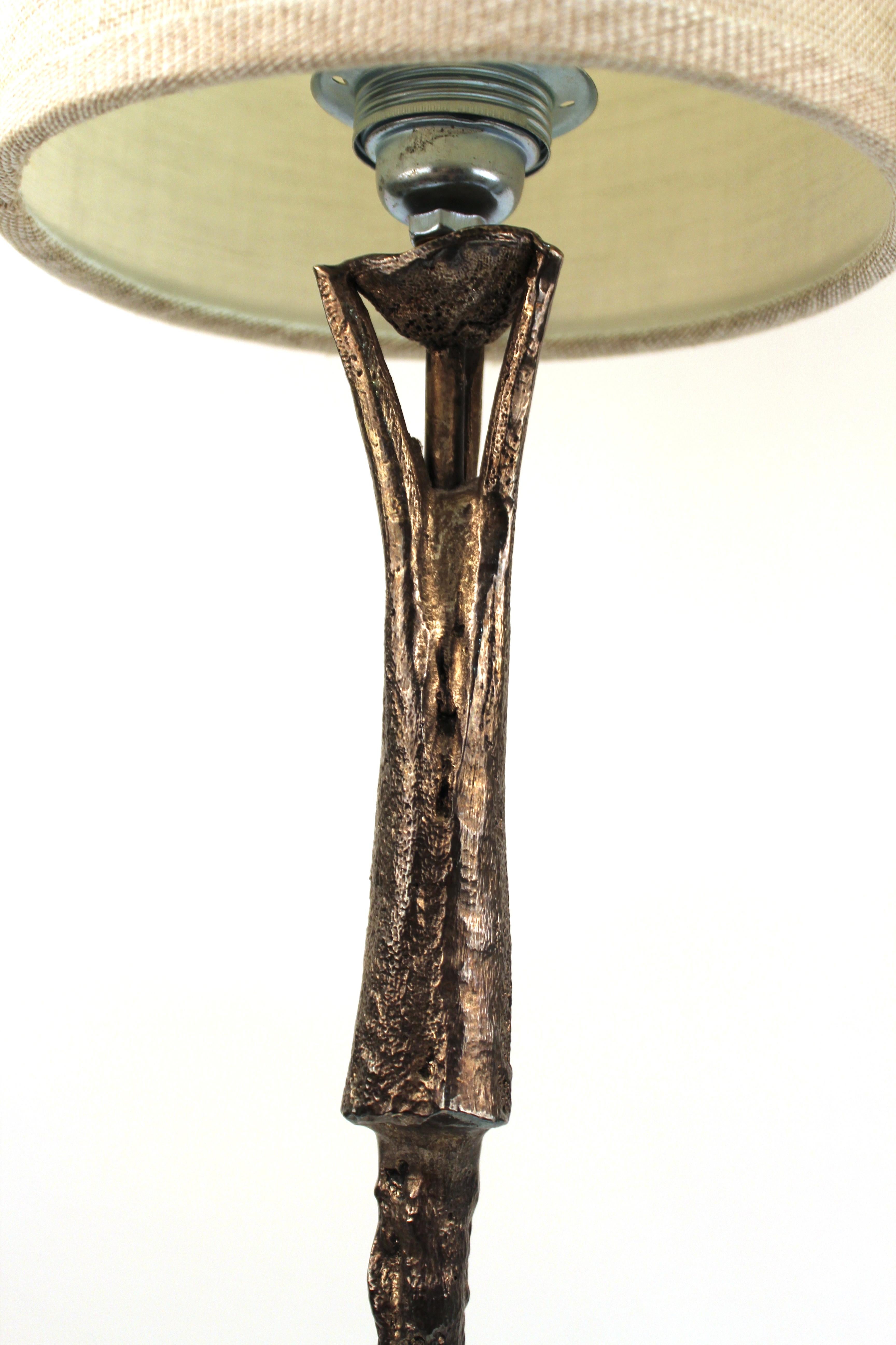 Pierre Casenove French Modern Bronze Table Lamps 1