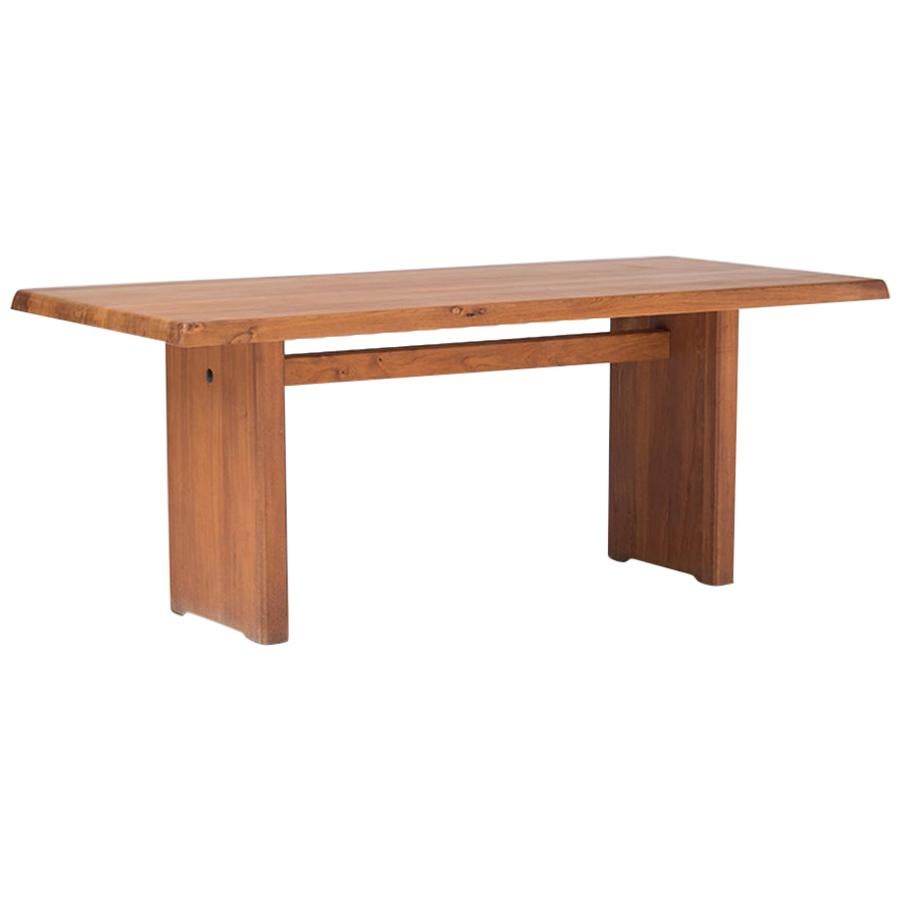 Pierre Chapo "T14C" Dining Table with "D08" Extensions, circa 1964 For Sale