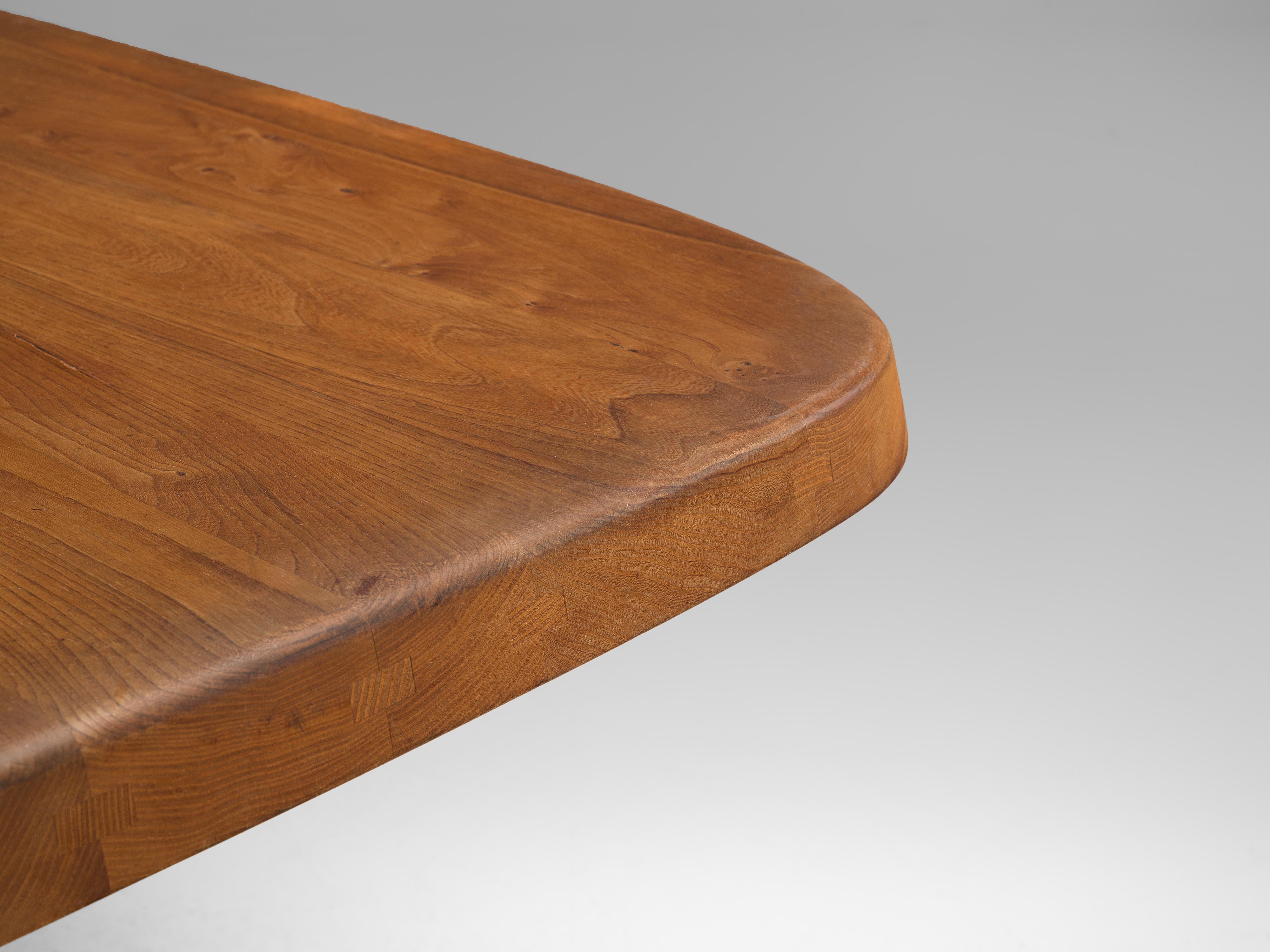 Pierre Chapo 'Aban' Table T35B in Solid Elm 1