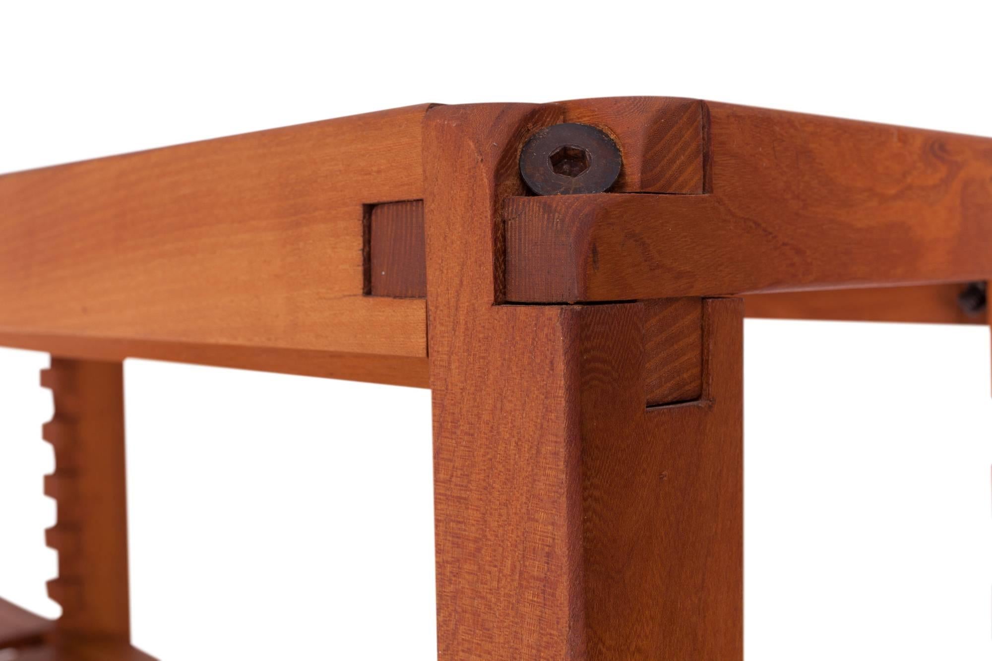 Pierre Chapo Adjustable Bibliothèque in French Elm, 1960s 10