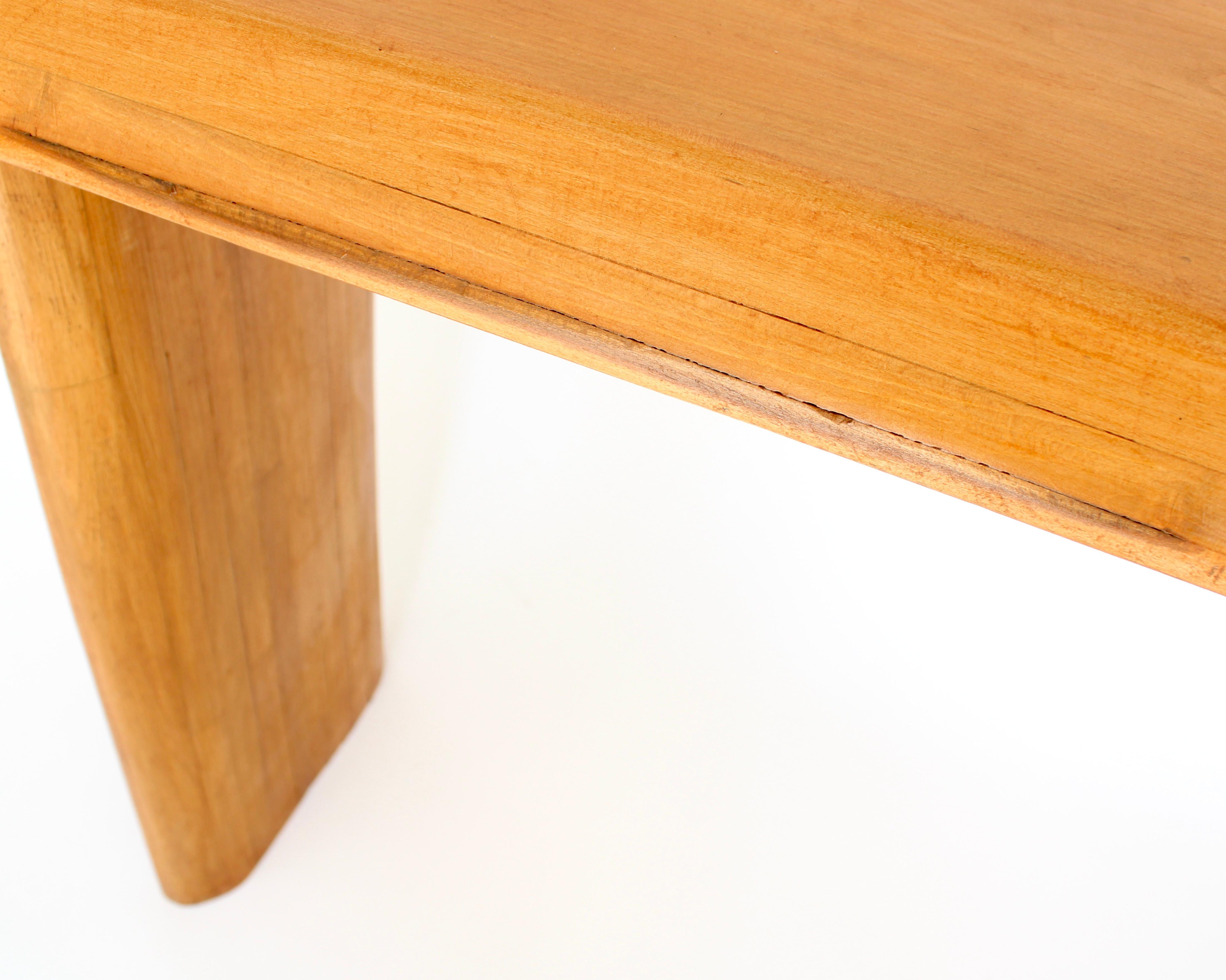 Pierre Chapo Attributed Elm Wood Console From Les Arcs France c1960 For Sale 4
