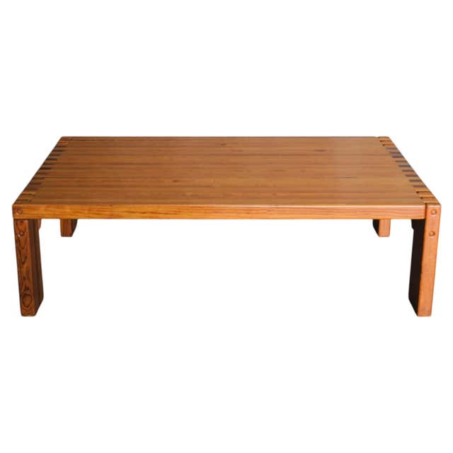 Coffee Table Form Solid cherry wood coffee table by Léon Krier for Giorgetti For Sale at ...