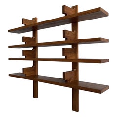 Étagère murale B17 (B) de Pierre Chapo 226 CM, années 1960