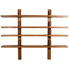 Pierre Chapo B17 Book Shelve in Solid French Elm, 1960
