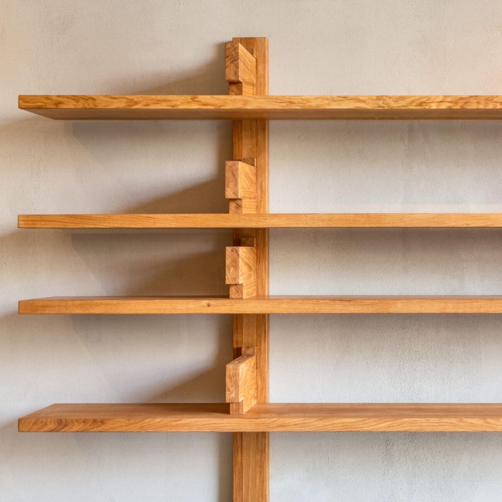 Pierre Chapo 'B17' Handcrafted Elm Shelf for Chapo Création For Sale 4