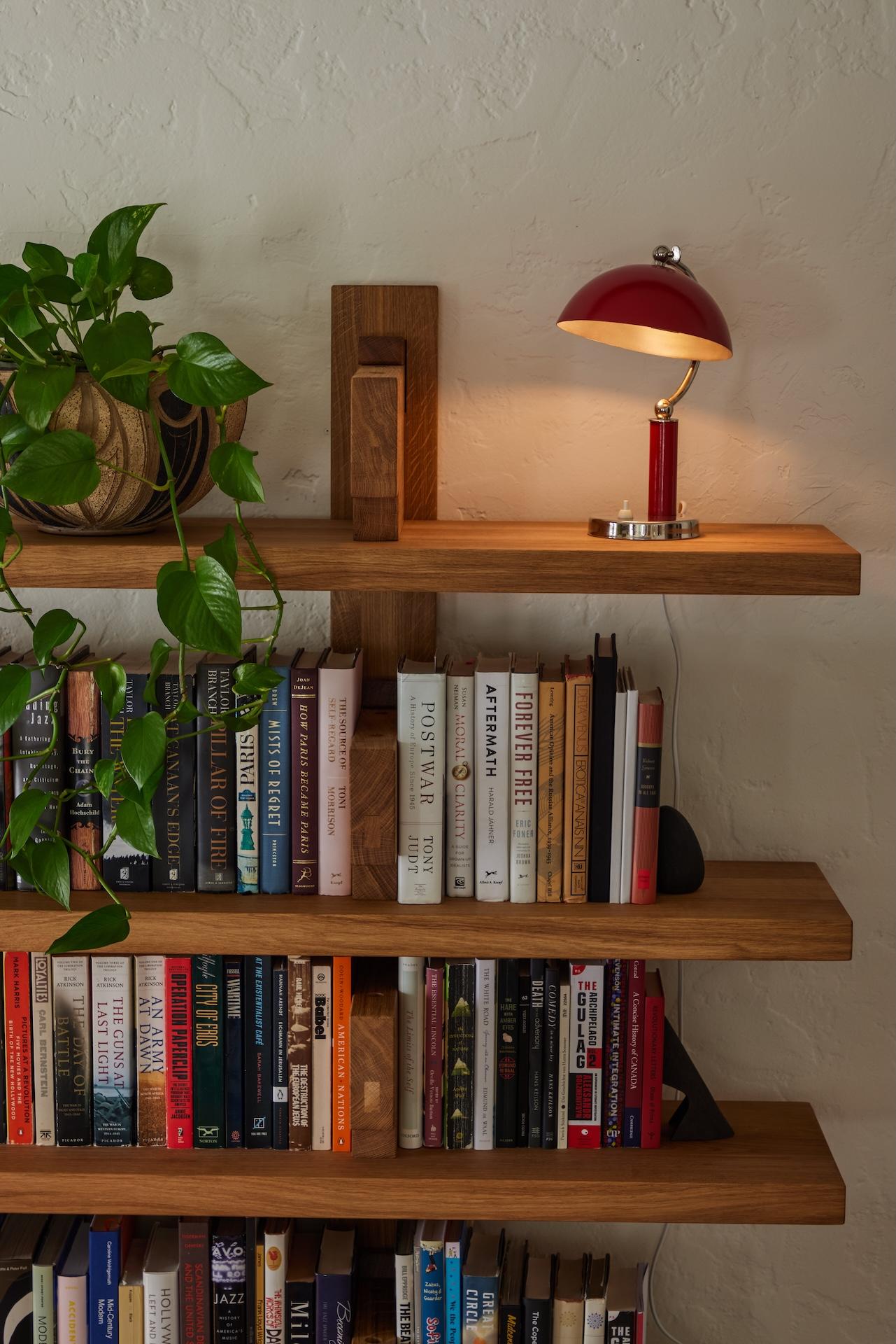 Mid-Century Modern Pierre Chapo 'B17' Handcrafted Elm Shelf for Chapo Création For Sale
