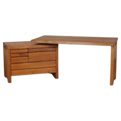 Pierre Chapo B19 Desk in Solid Elm, France 1960s