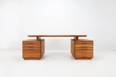 Pierre Chapo B40 Desk in Solid Elm Wood