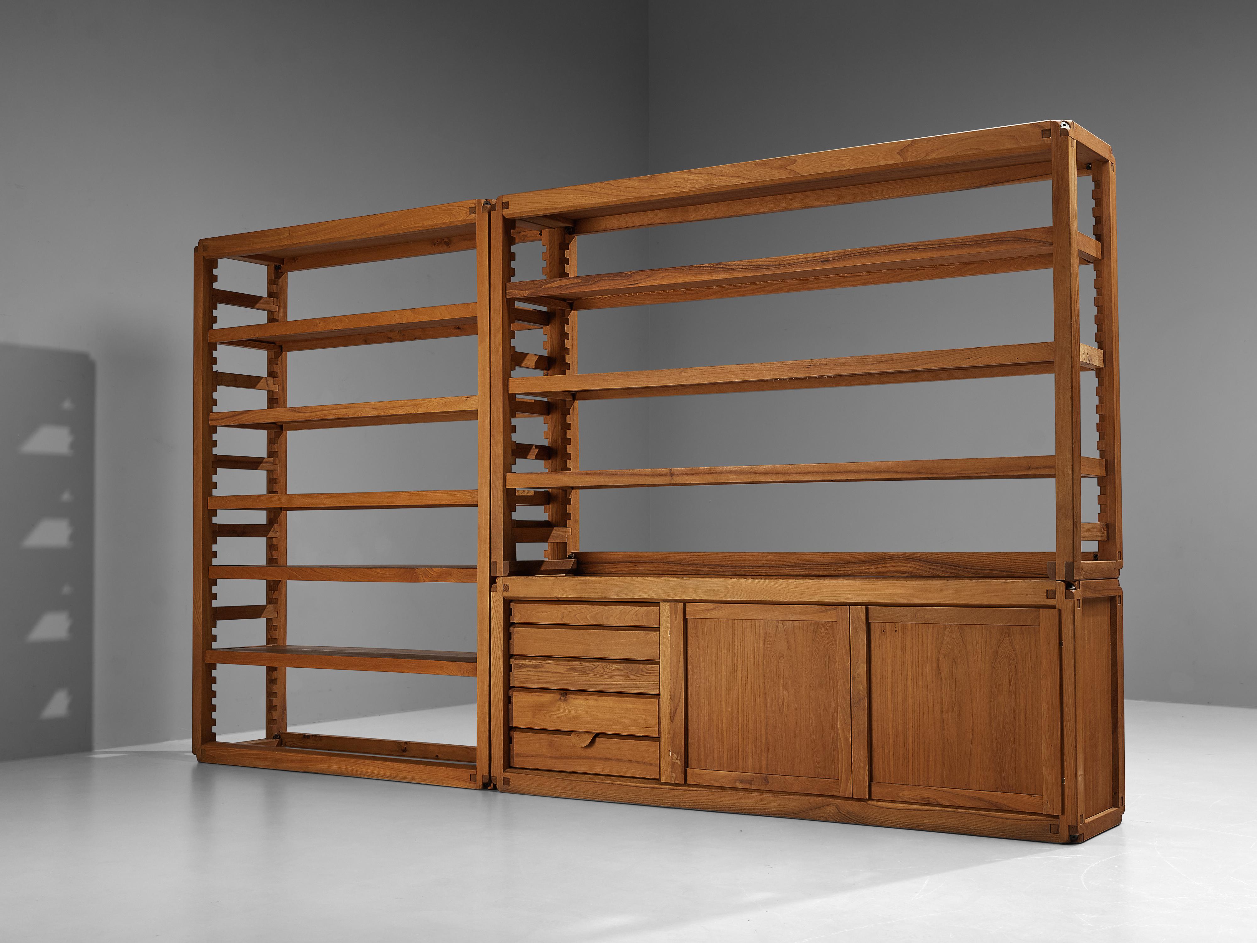 Pierre Chapo Bookcase in Solid Elm 3