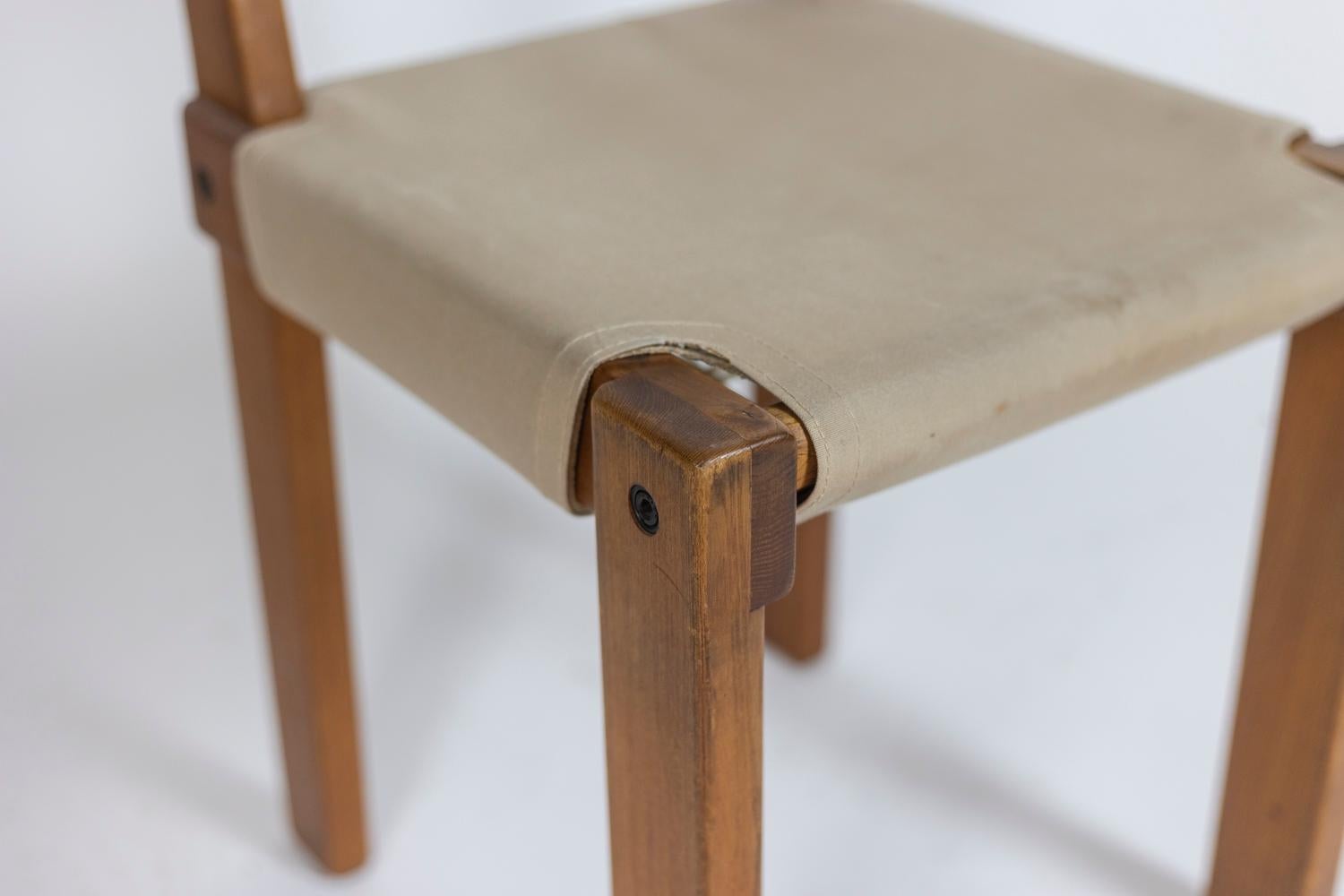 20th Century Pierre Chapo, Chair in Elm, 1960s For Sale