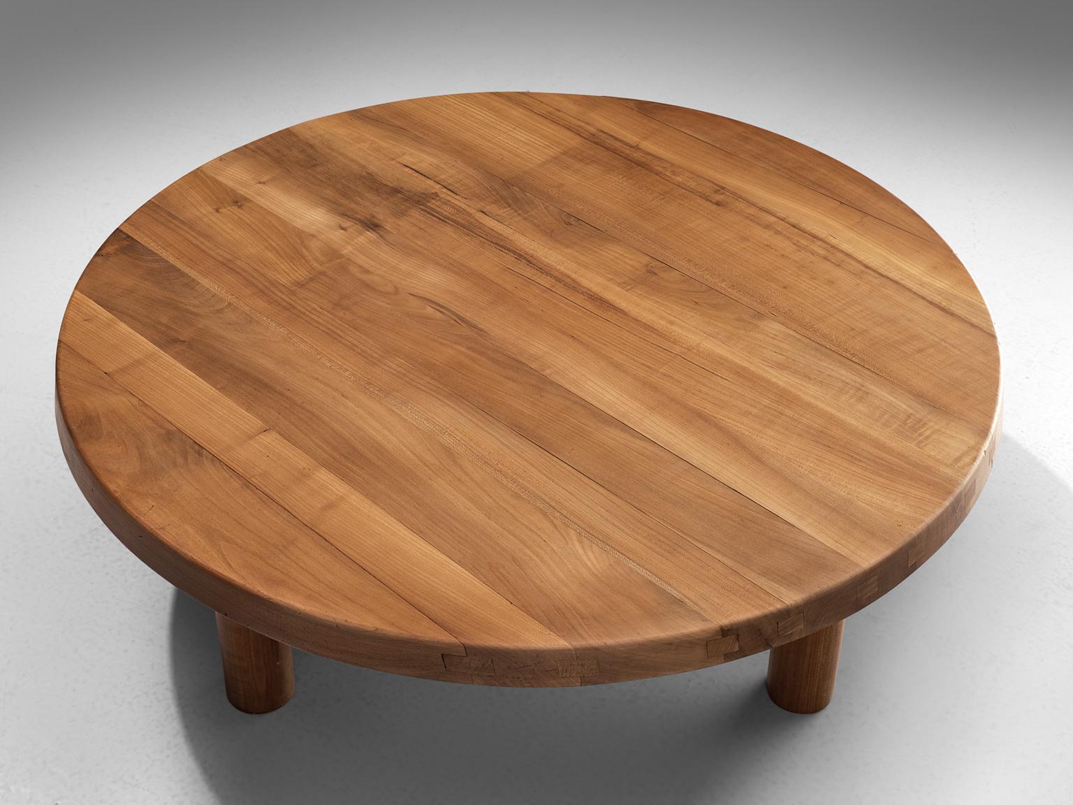 French Pierre Chapo Coffee Table in Elm