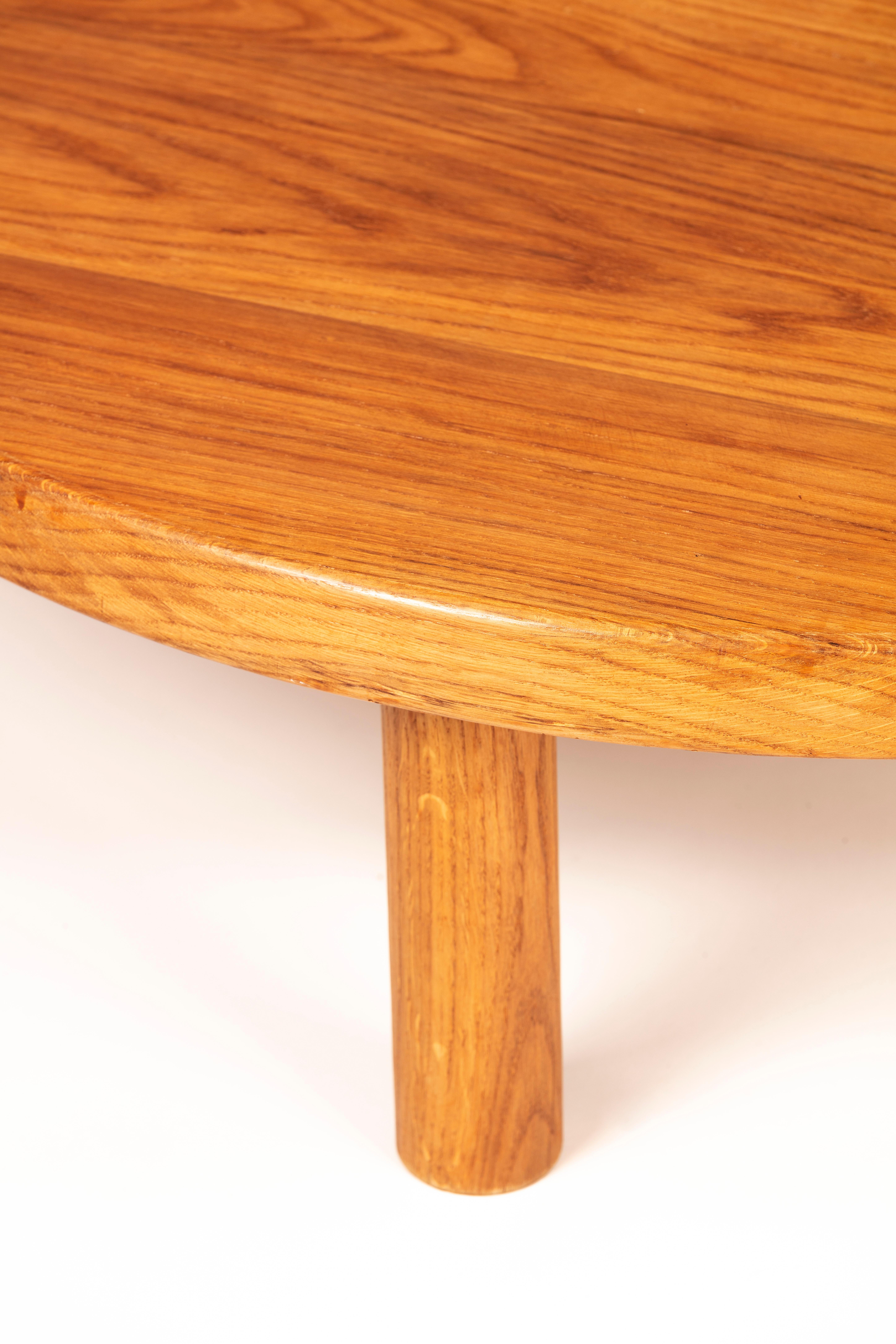 Table basse T02 L en chêne français Pierre Chapo 1965 Bon état - En vente à Santa Gertrudis, Baleares