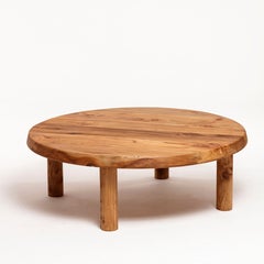 Table basse Pierre Chapo T02 M en orme français, 1970