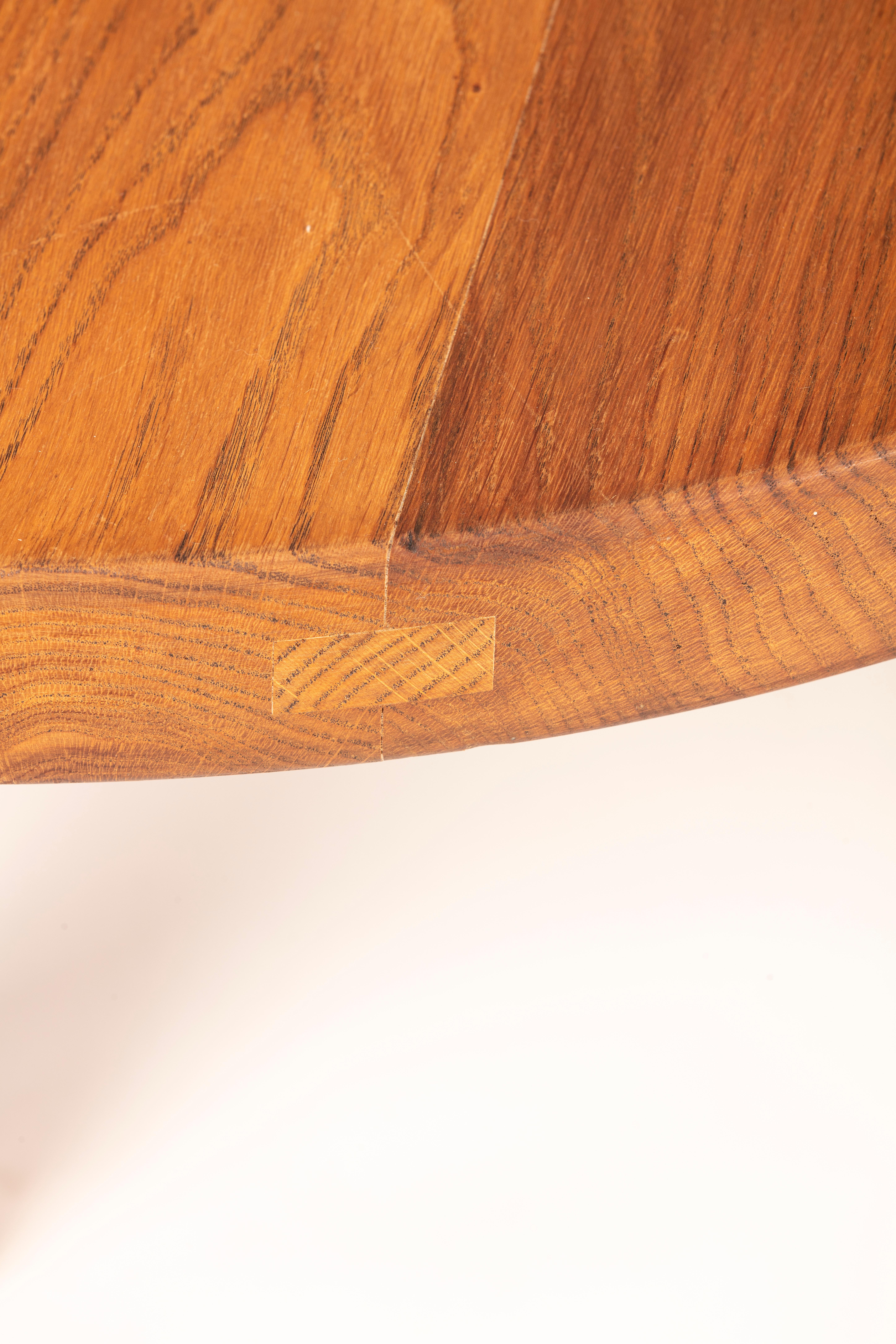 Chêne Table basse T02 M en chêne français Pierre Chapo 1965 en vente