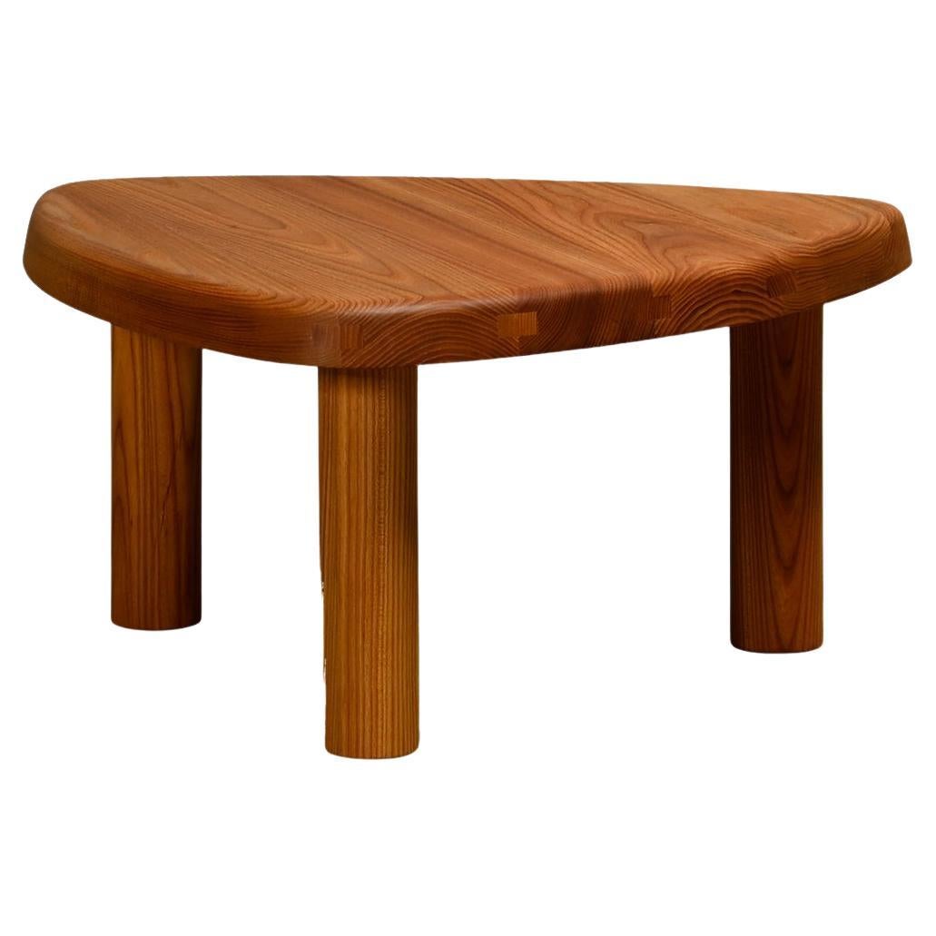 Table basse Pierre Chapo T23A en Elmwoods massifs, France