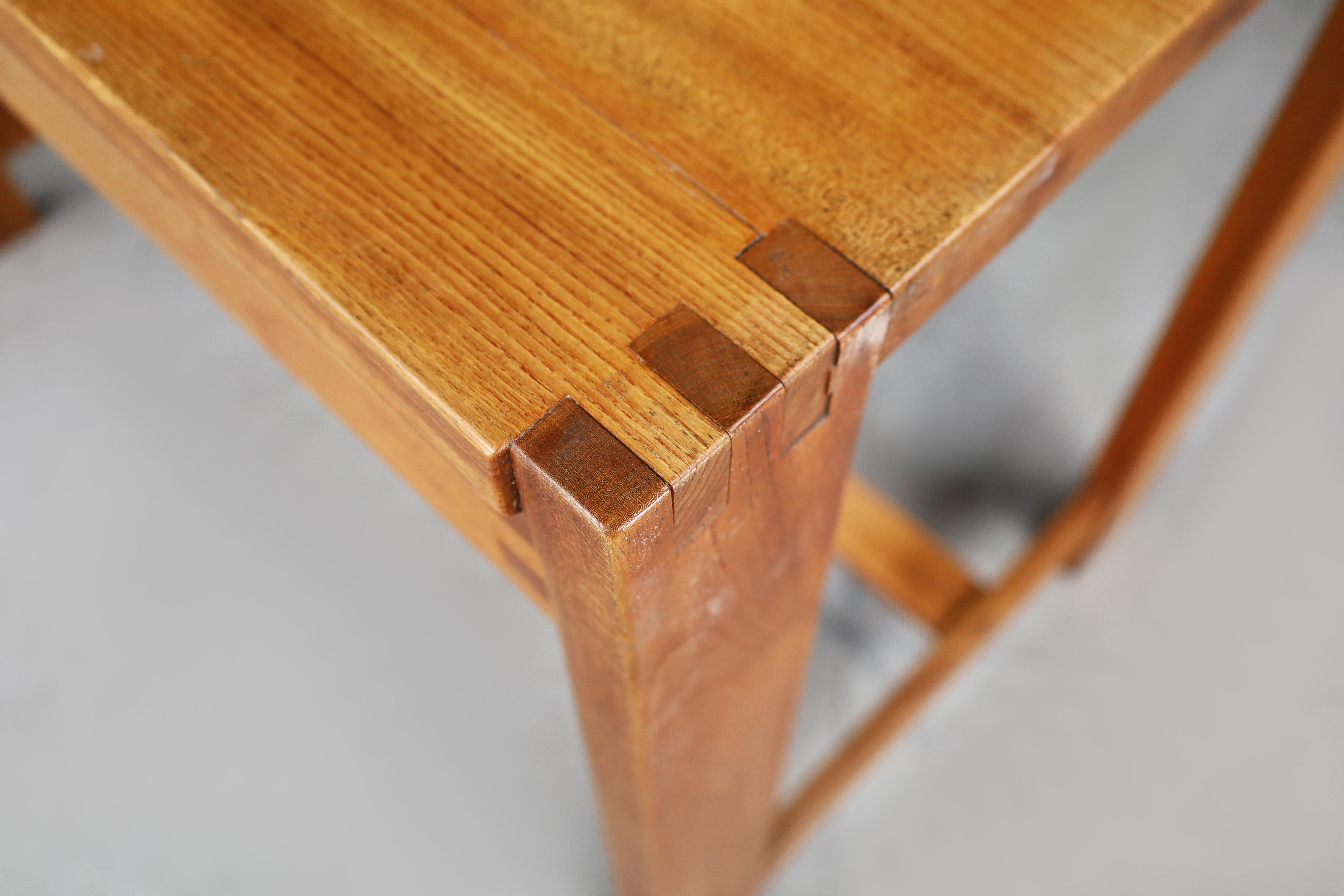 Pierre Chapo Console Table Model B03 in Elm, France, 1970 For Sale 5