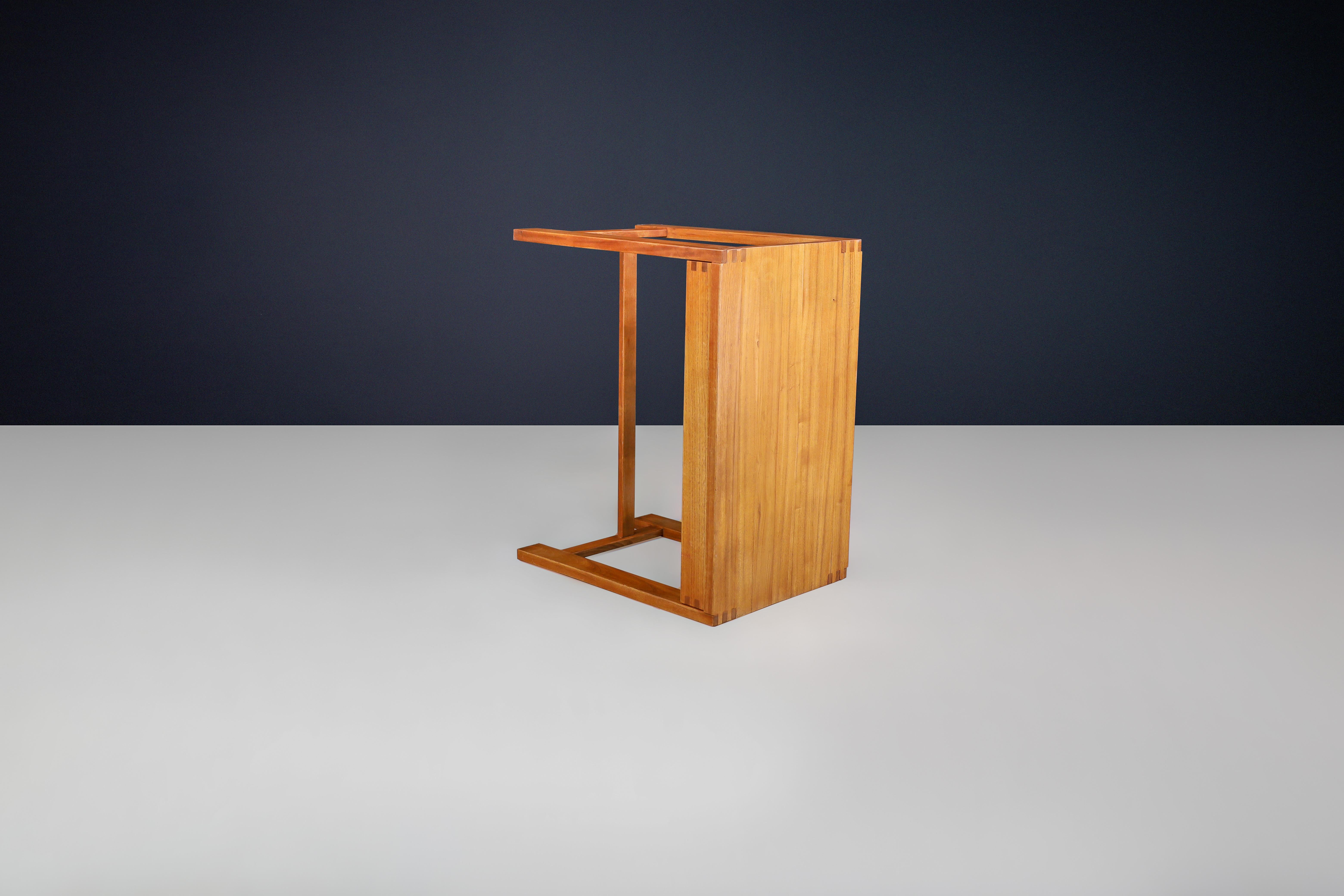 Pierre Chapo Console Table Model B03 in Elm, France, 1970 For Sale 7