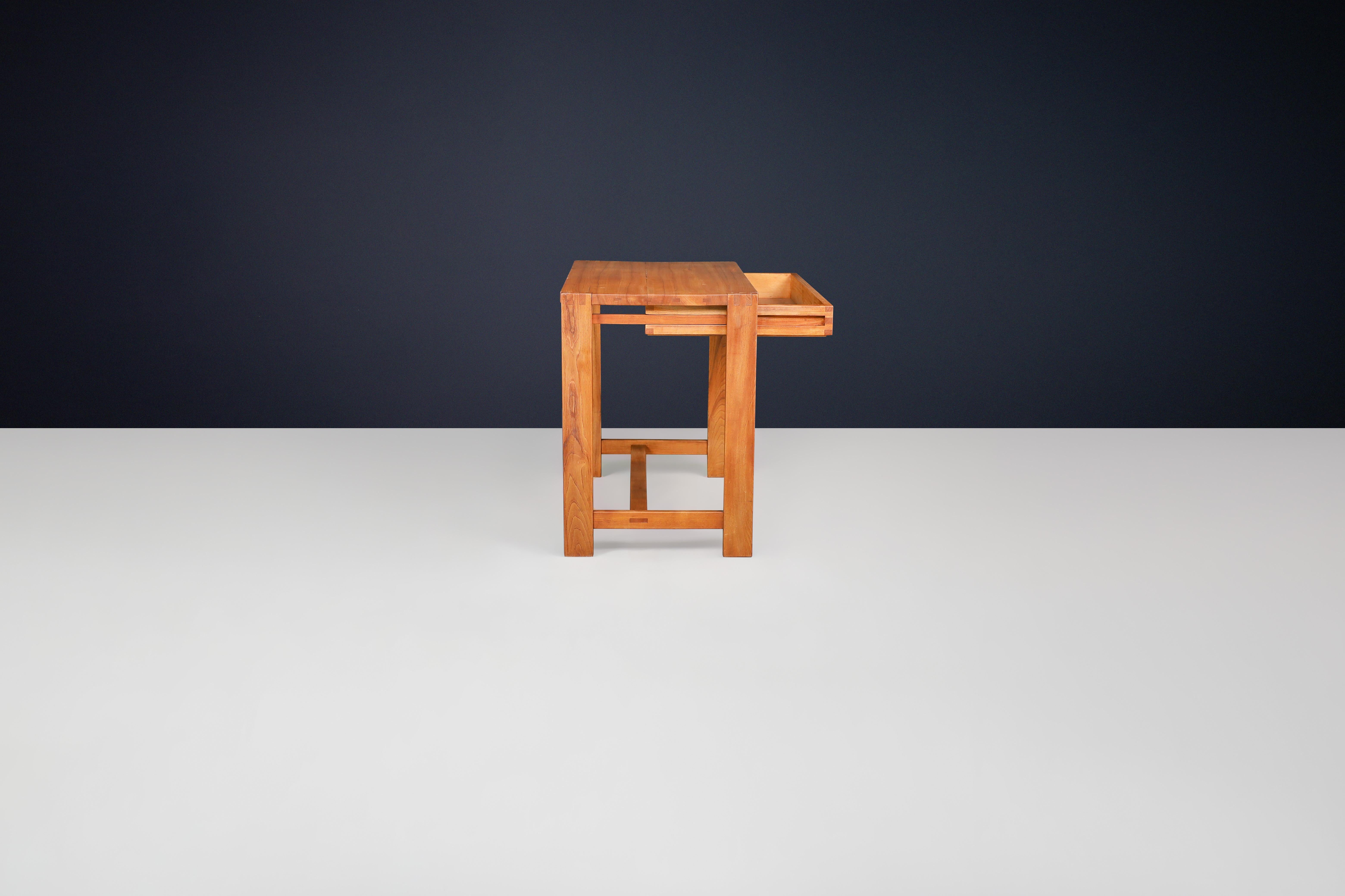 Pierre Chapo Console Table Model B03 in Elm, France, 1970 For Sale 8