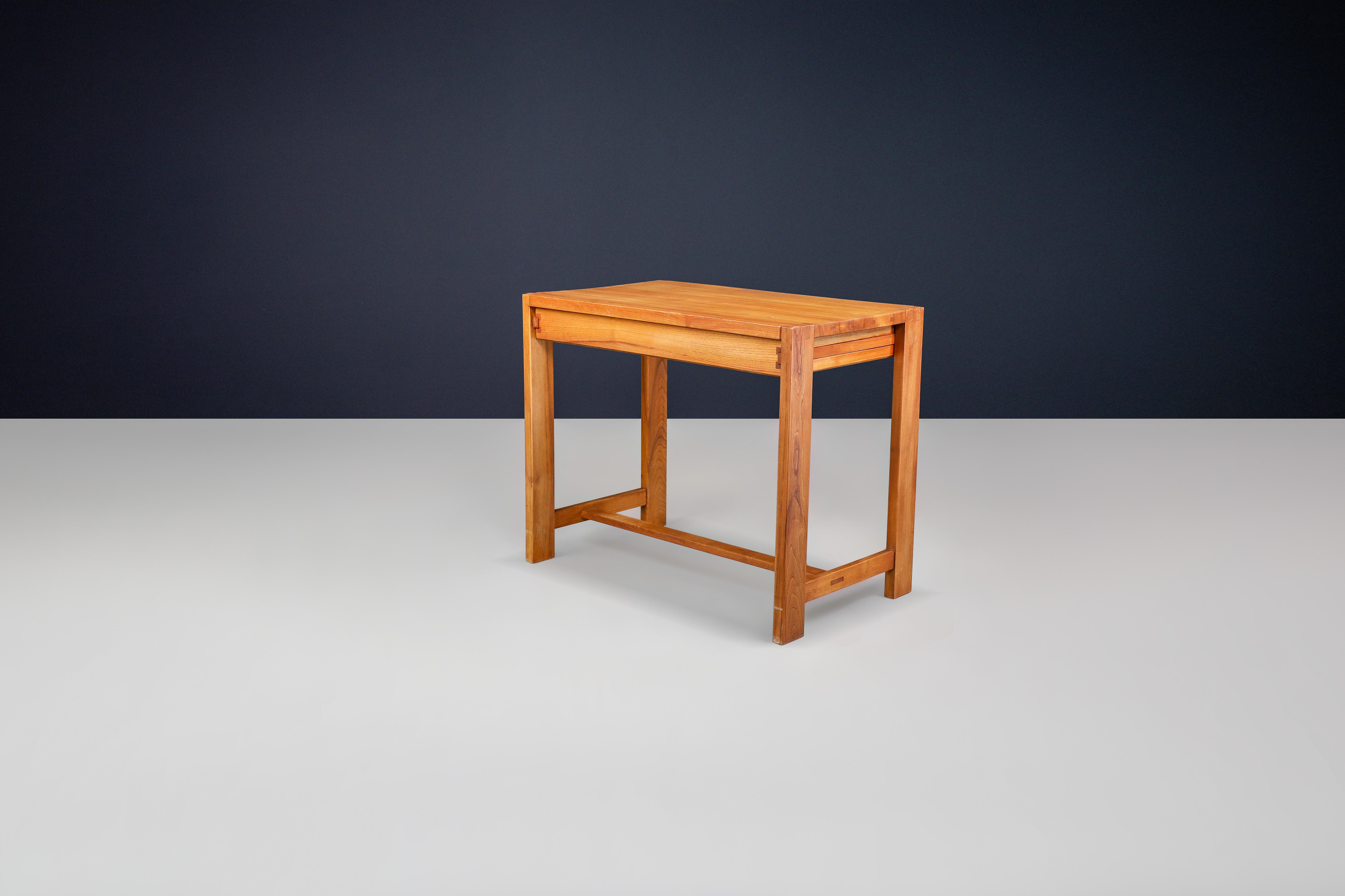 Pierre Chapo Console Table Model B03 in Elm, France, 1970 For Sale 9