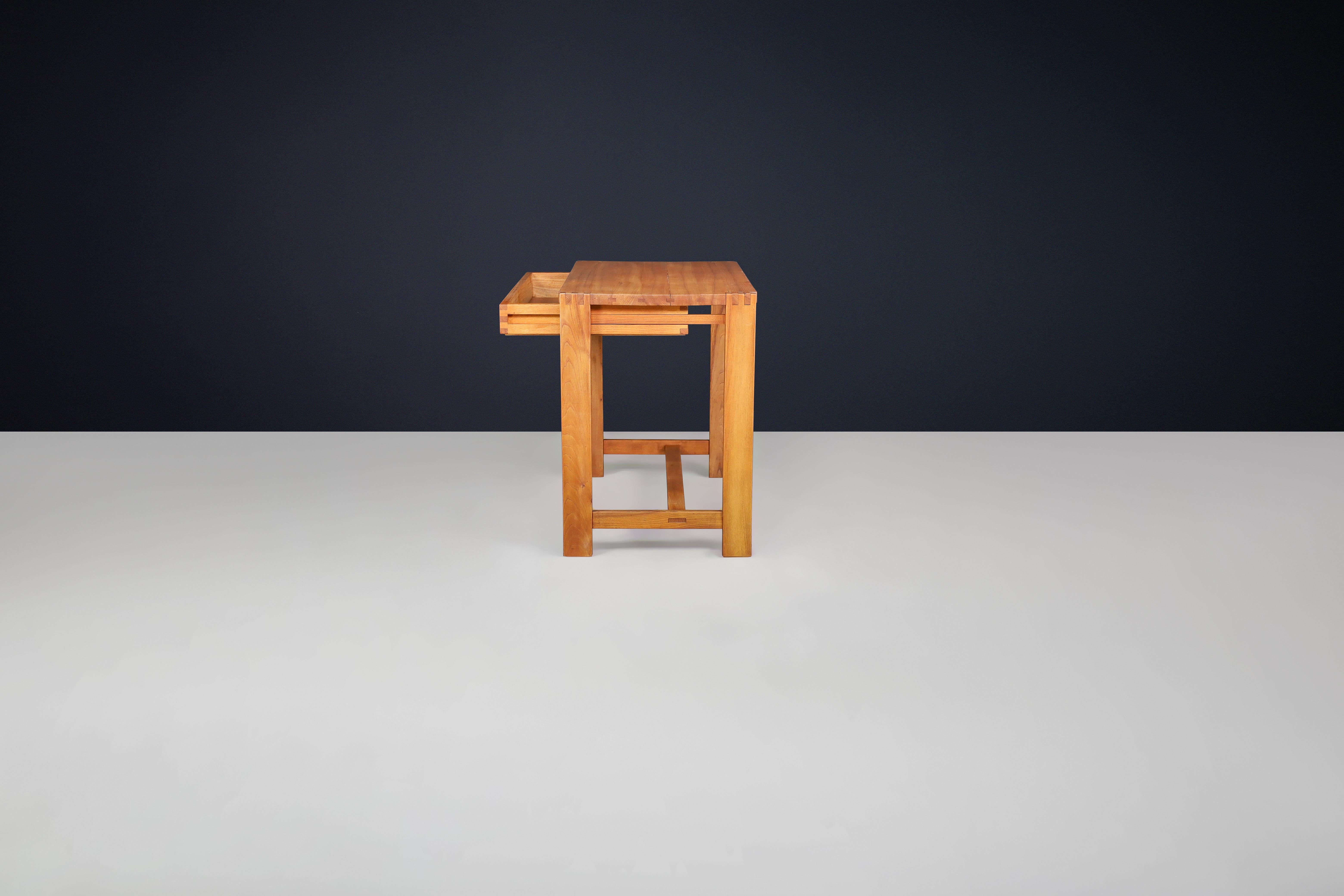 Pierre Chapo Console Table Model B03 in Elm, France, 1970 For Sale 11