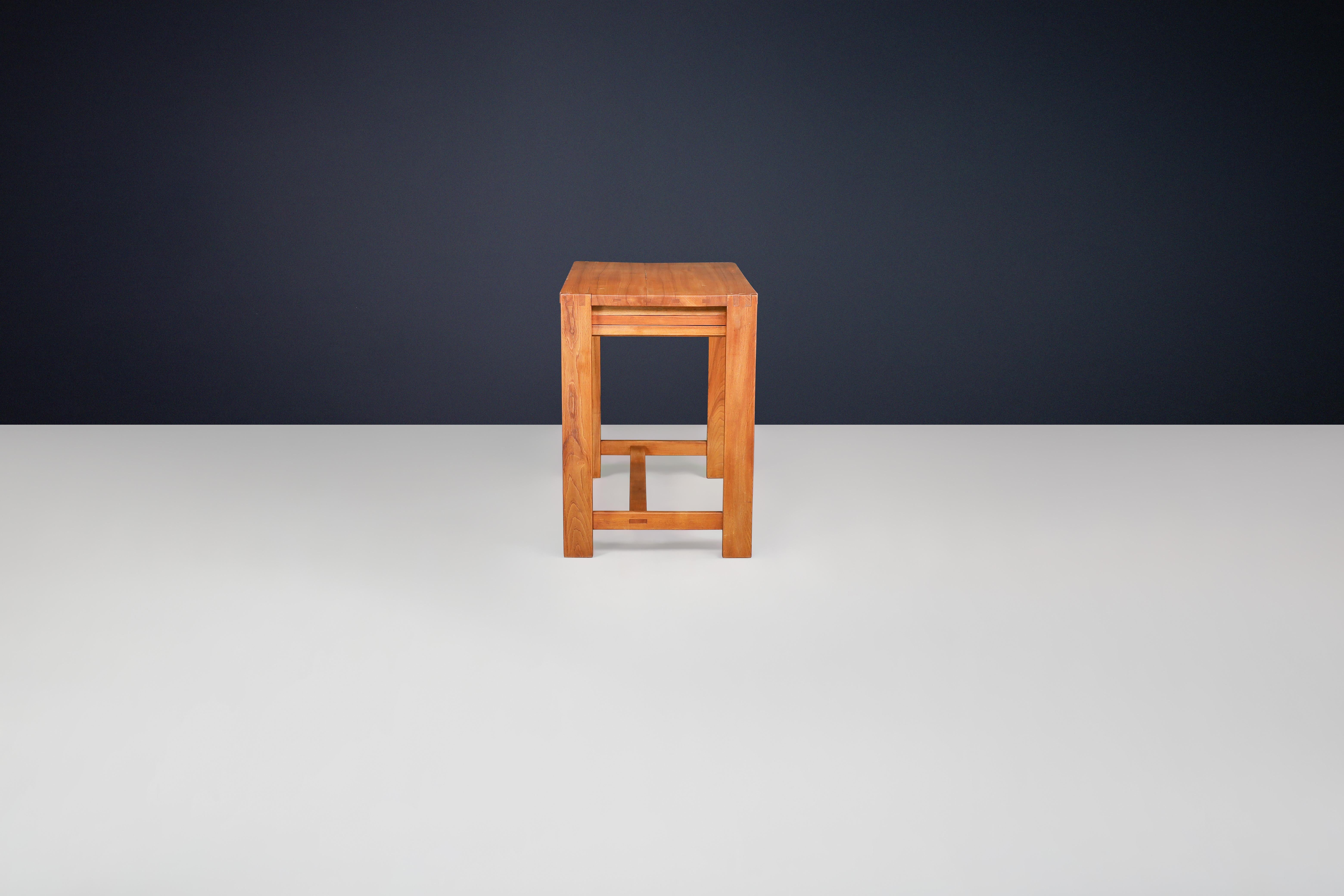 Pierre Chapo Console Table Model B03 in Elm, France, 1970 For Sale 1