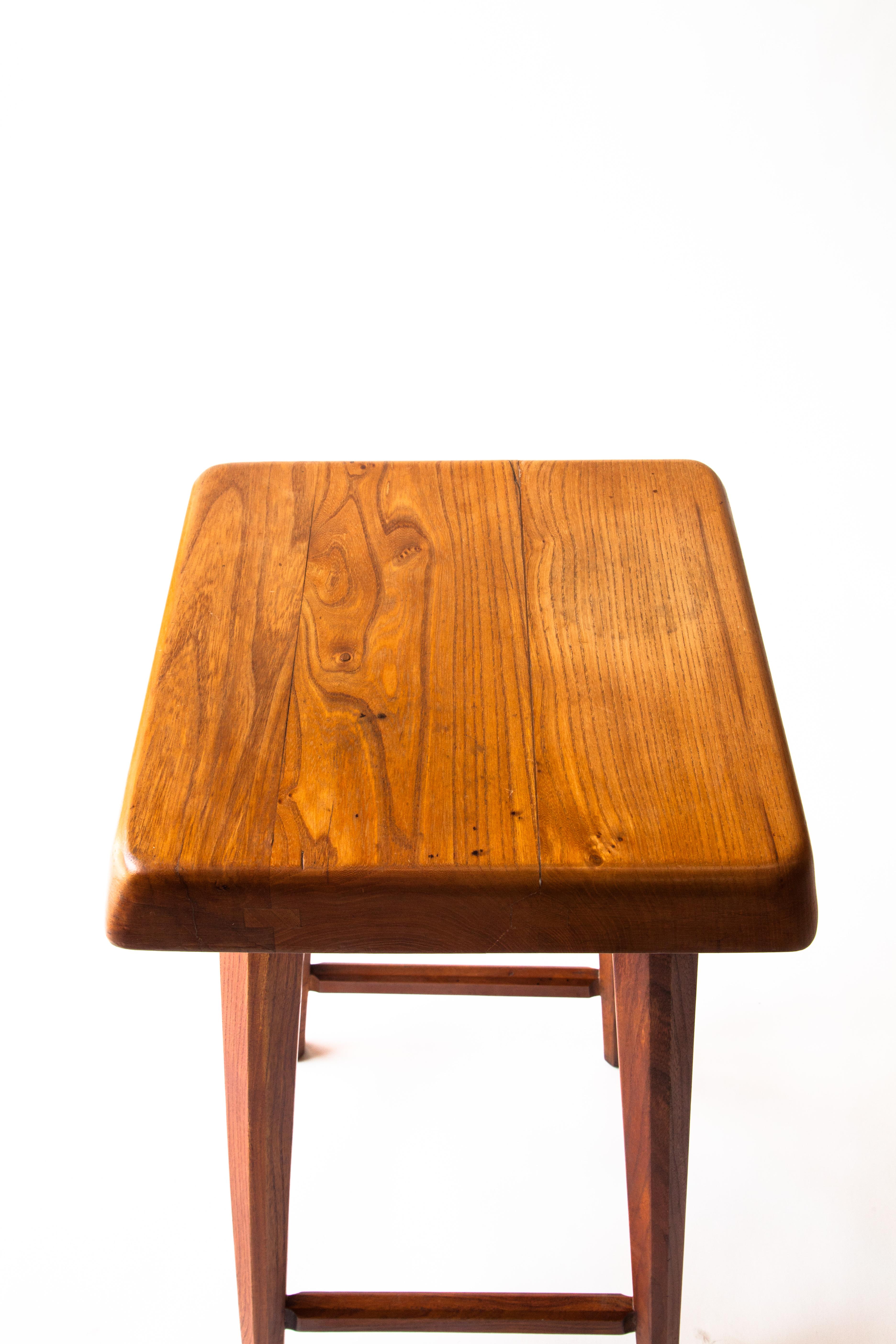 French Pierre Chapo Counter Stool