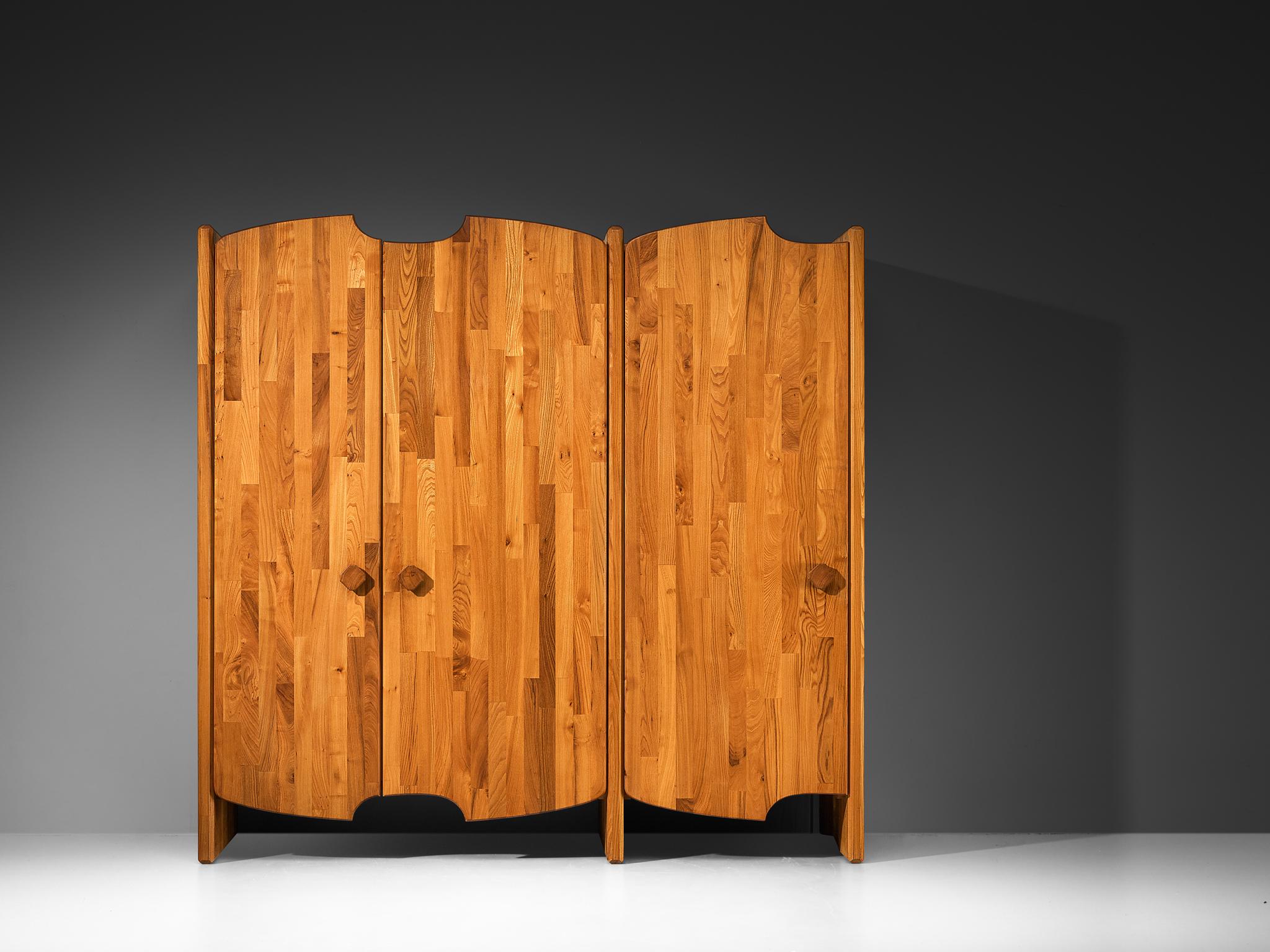 Pierre Chapo Custom Made 'Chlacc' Highboard in Elm For Sale 1