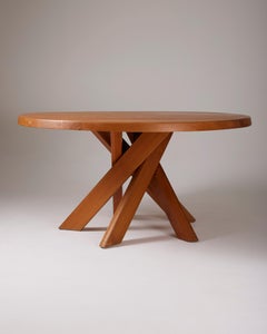 Pierre Chapo Dining Table, 1960s