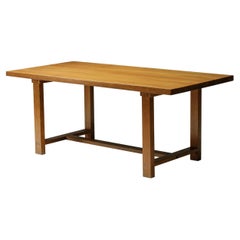 Pierre Chapo Dining Table, French Mid-Century Design, T01D