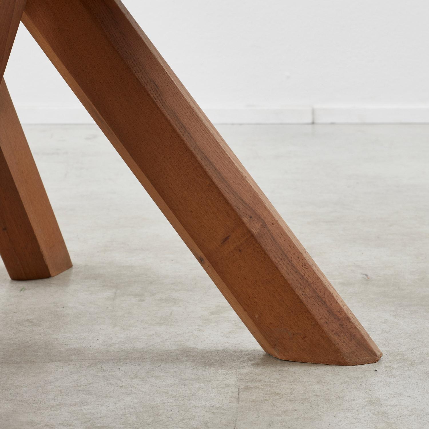 Pierre Chapo dining table mod. T21C - France, 1969 1