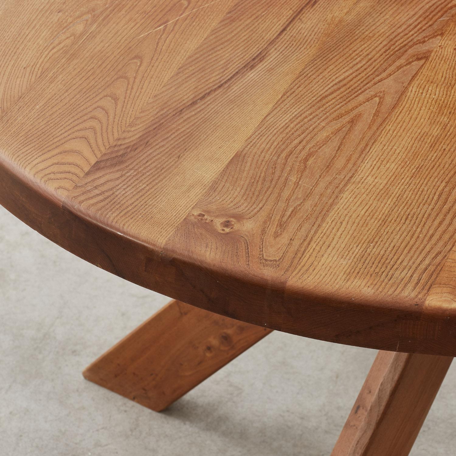 Pierre Chapo dining table mod. T21C - France, 1969 2
