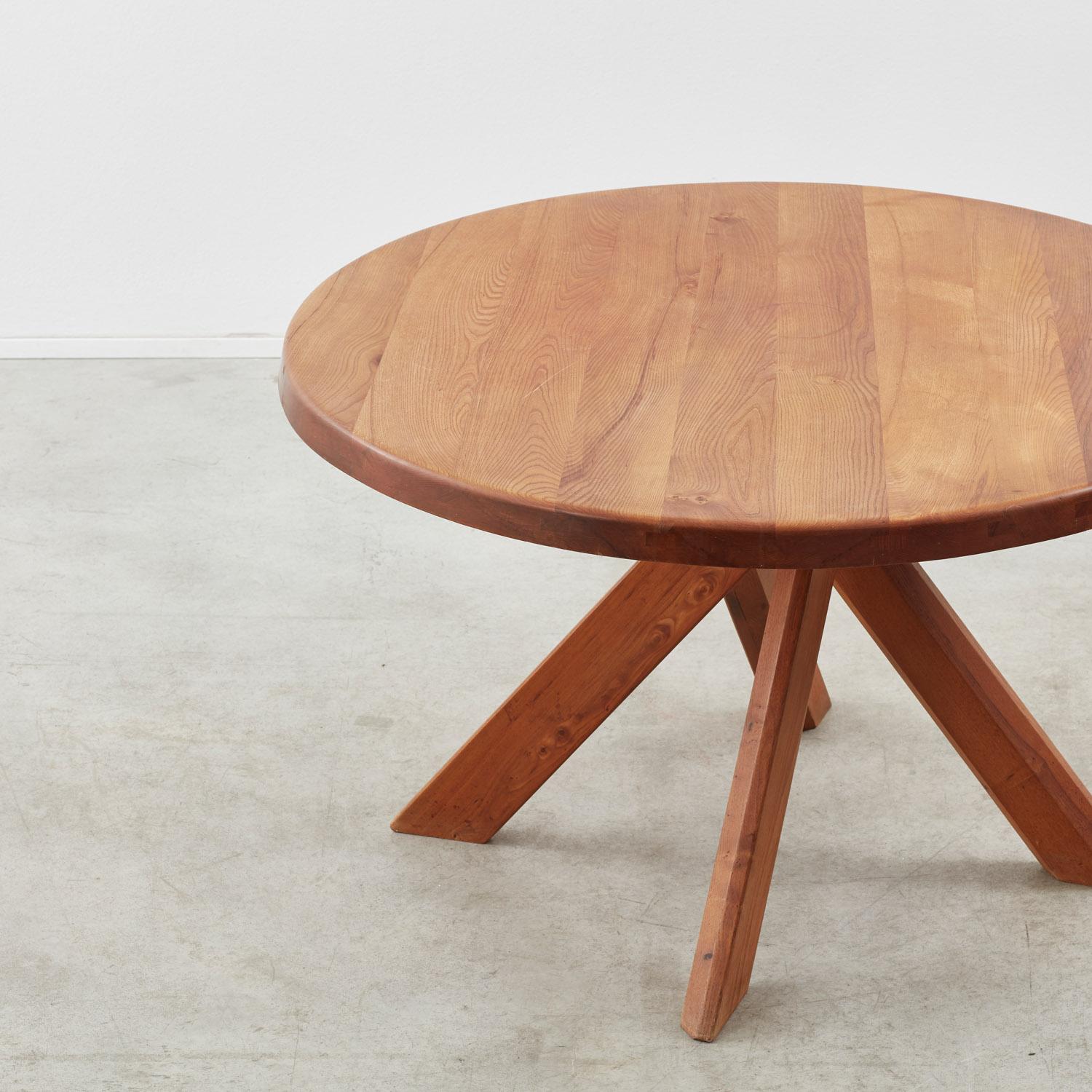 Pierre Chapo dining table mod. T21C - France, 1969 3