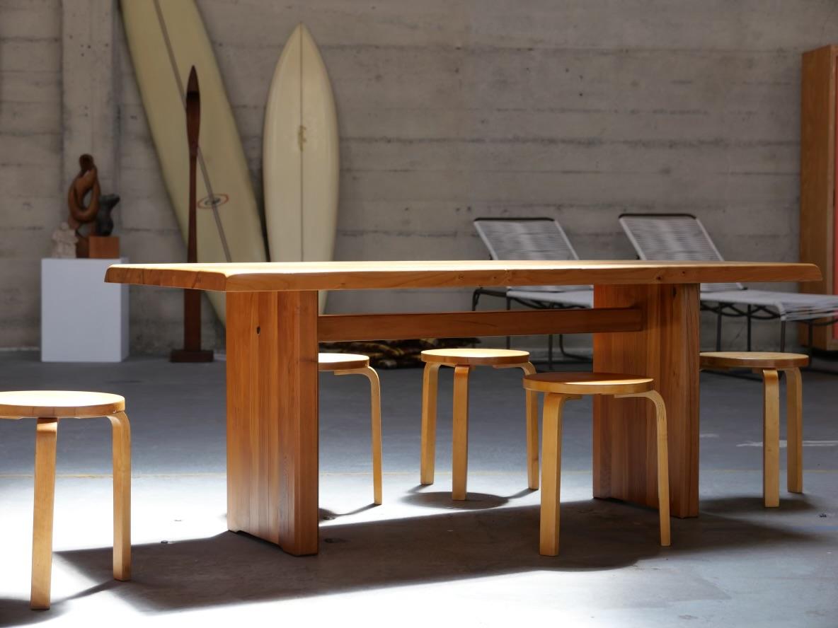 Elm Pierre Chapo Dining Table Model T14