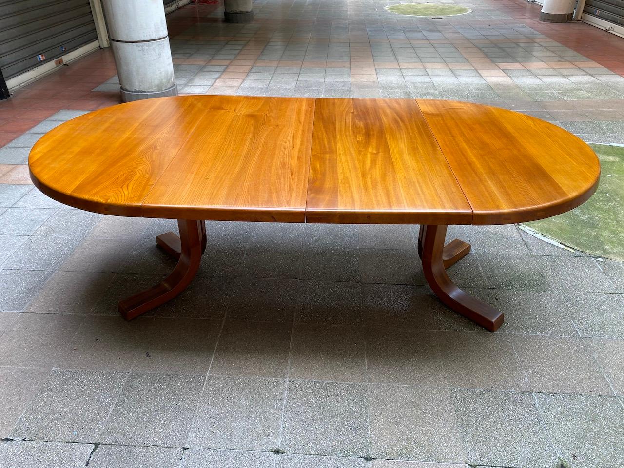 Late 20th Century Pierre Chapo, Dining Table T40 