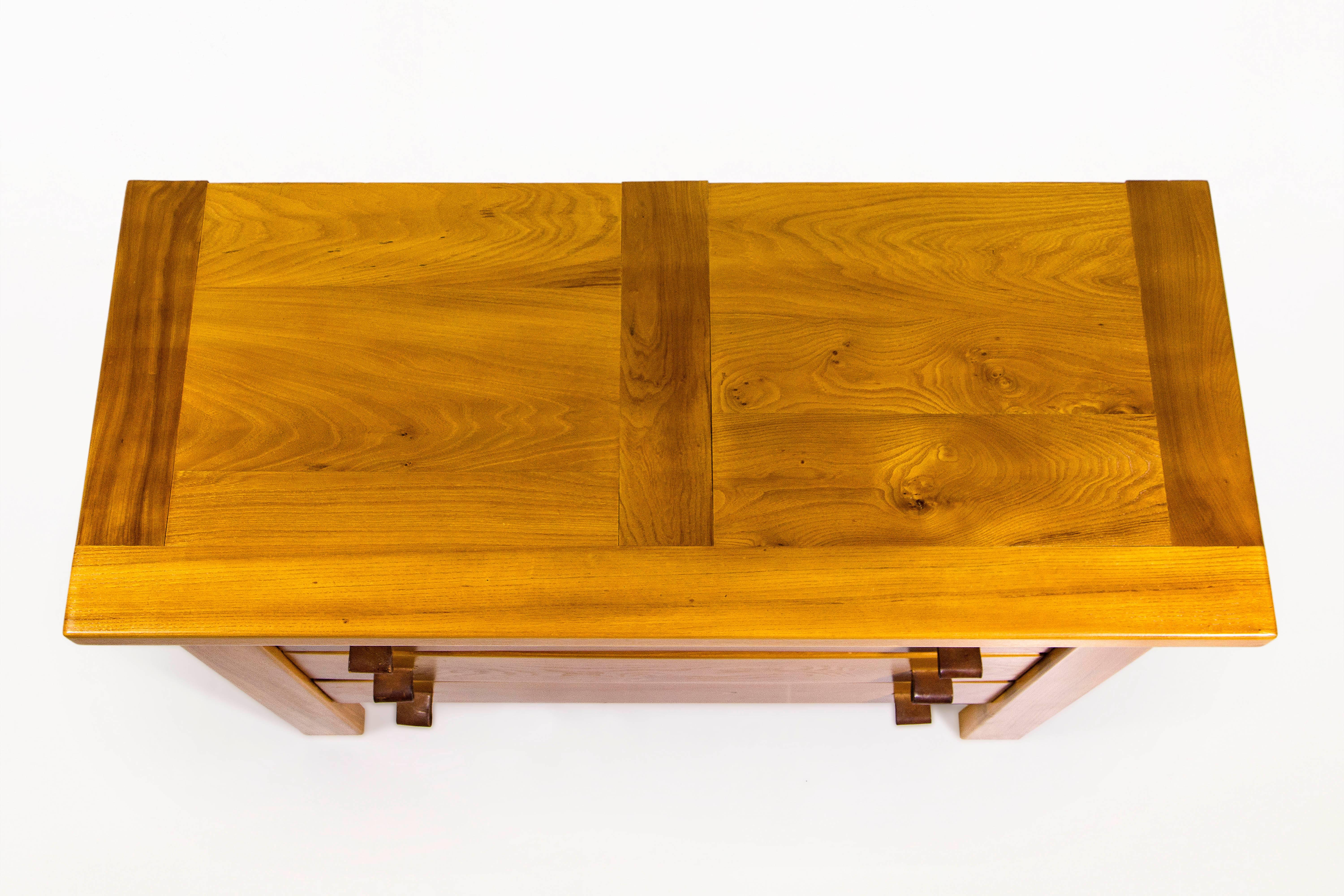 Pierre Chapo Elm Chest of Drawers for Maison Regain, circa 1970, France In Good Condition In Girona, Spain
