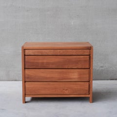 Commode R03 en orme du milieu du siècle Pierre Chapo