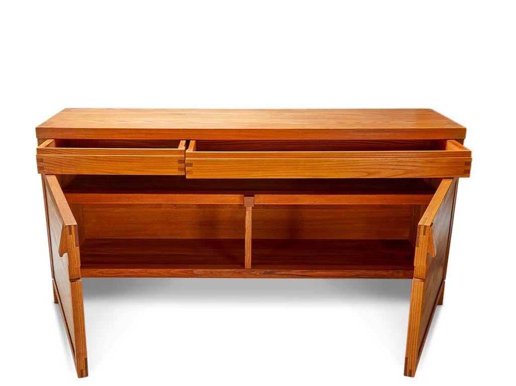 French Pierre Chapo: Elm Side Board