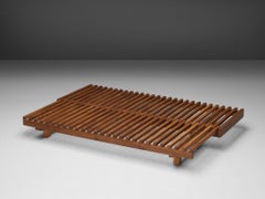 Méridienne ou banc à rallonge Pierre Chapo modèle L07 en orme